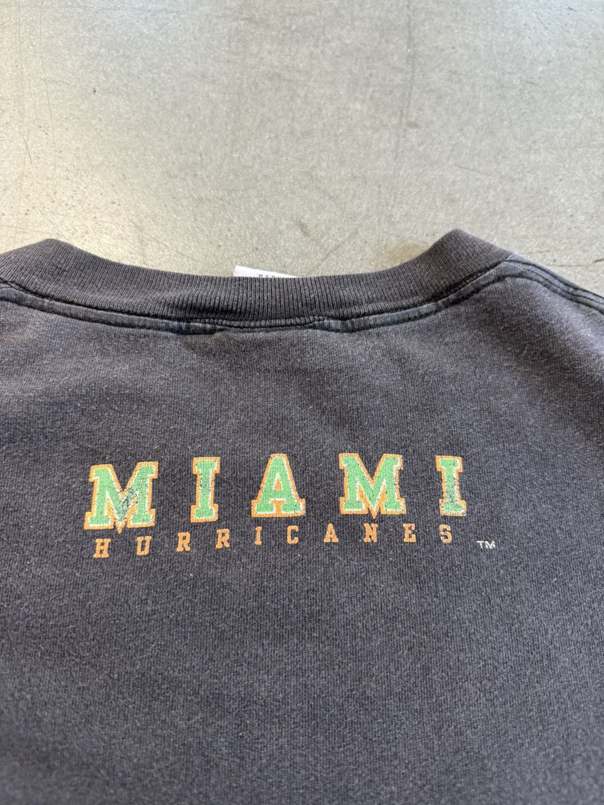 Other 1994 Vintage Miami Hurricanes Sebastian Crossing Over Tee Size US XL / EU 56 / 4 - 3 Thumbnail