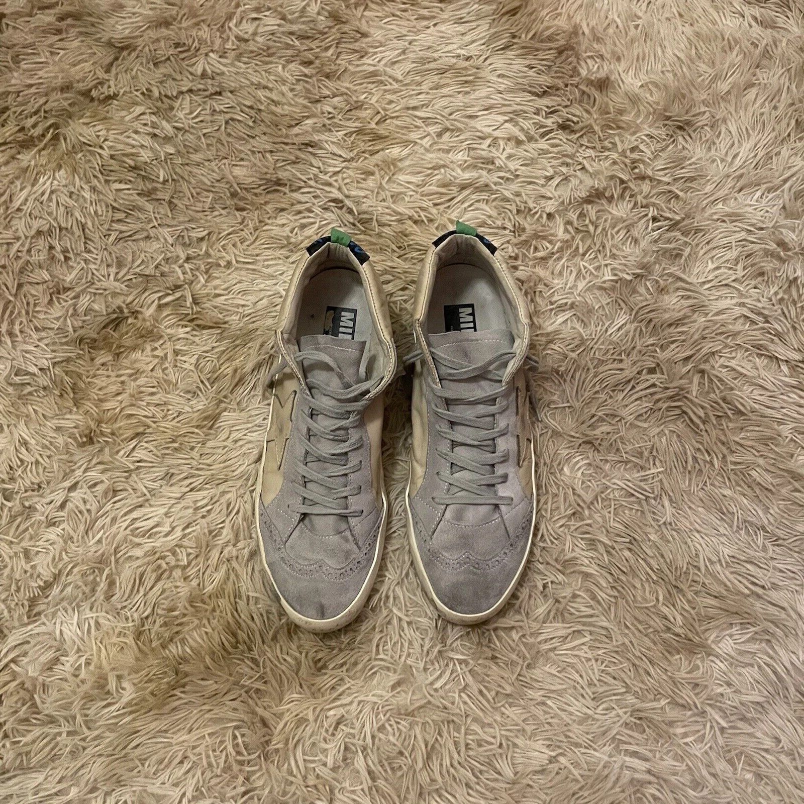 Golden Goose Share Golden Goose Sneakers MID STAR GGDB High Top Leather Size US 12 / EU 45 - 5 Thumbnail