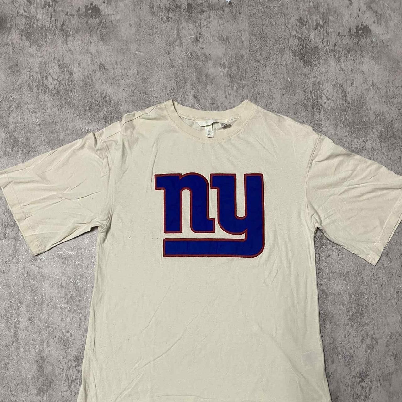 NFL Cream and navy New York Giants cotton t-shirt #NFL #Giants Size US S / EU 44-46 / 1 - 1 Thumbnail