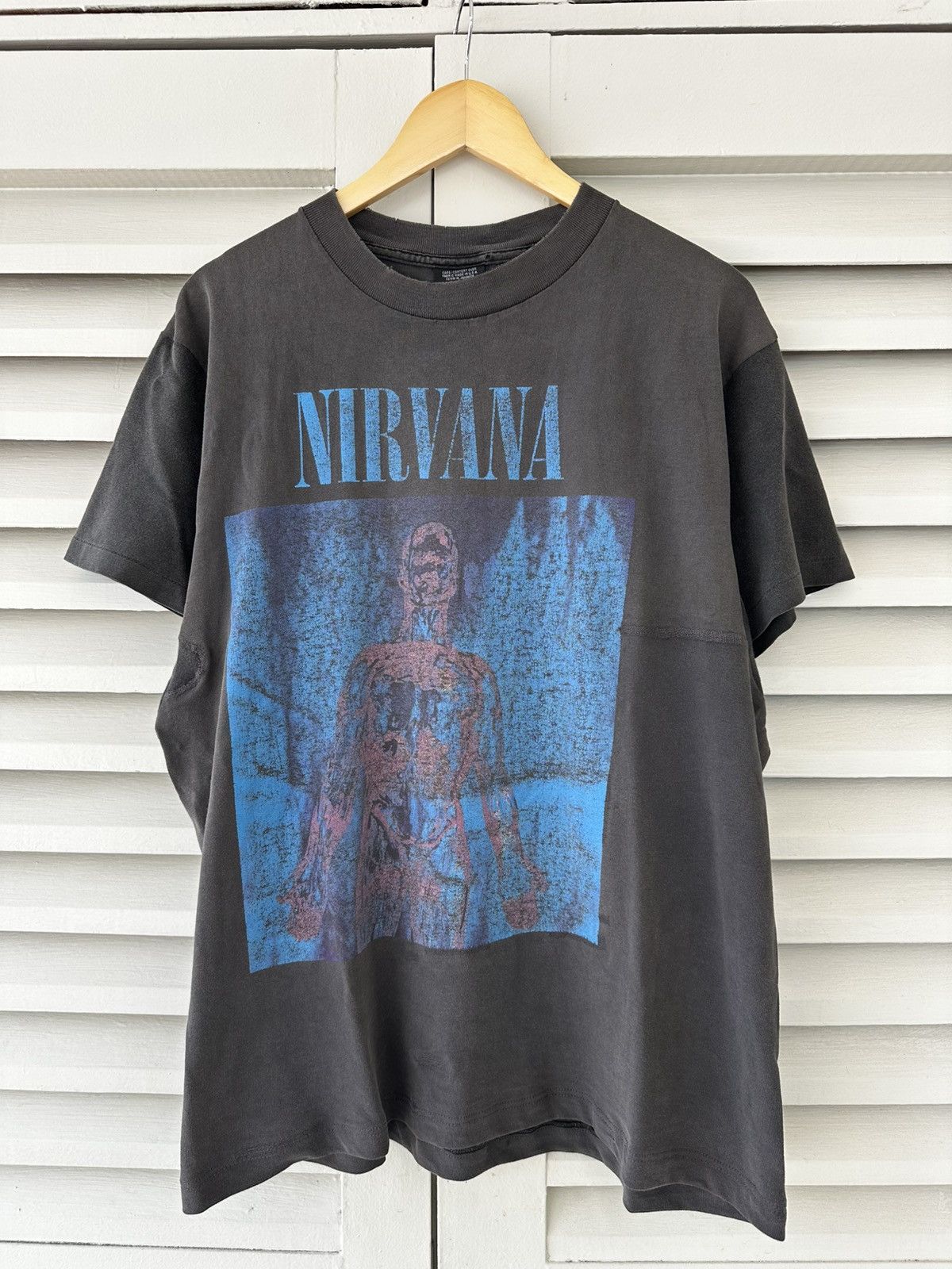Vintage Authentic Vintage Nirvana Sliver Size US XL / EU 56 / 4 - 1 Thumbnail