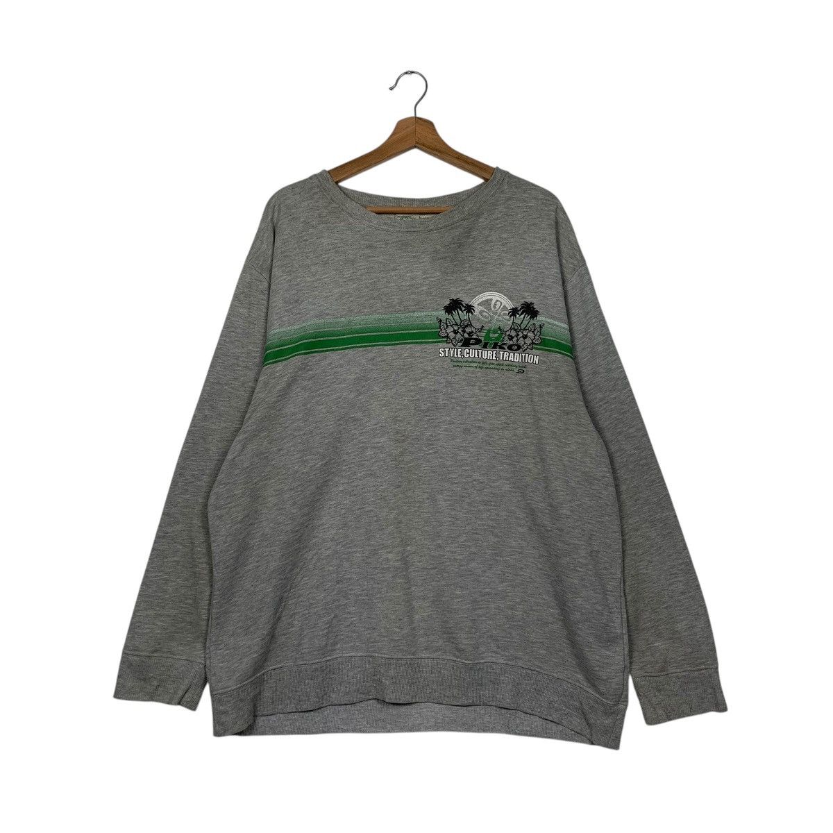 Japanese Brand Piko Hawaian Crewneck Sweatshirt Size US L / EU 52-54 / 3 - 1 Thumbnail
