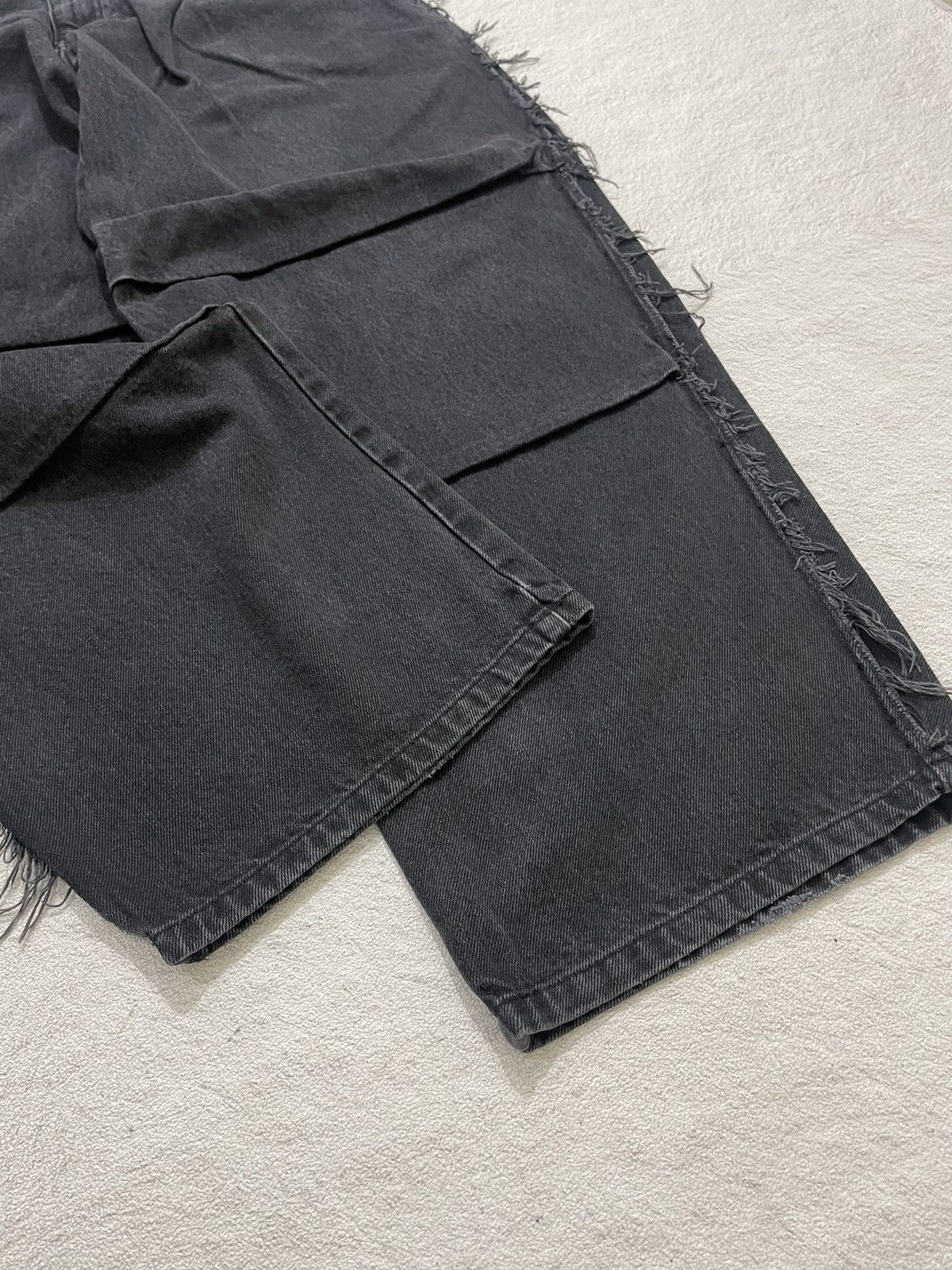 If Six Was Nine 2000s Lagrange Baggy Black Jeans Size US 30 / EU 46 - 3 Thumbnail