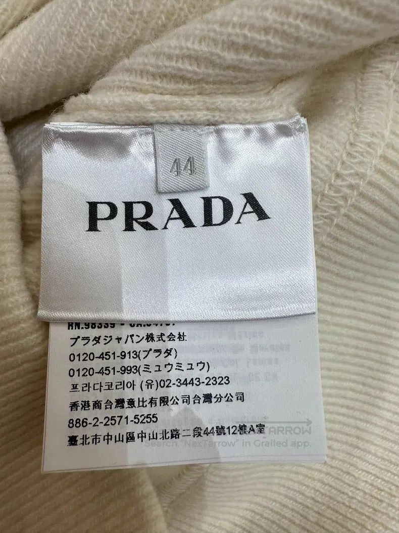 Prada Prada Beige hooded woollen sweater jacket Size US S / EU 44-46 / 1 - 5 Thumbnail