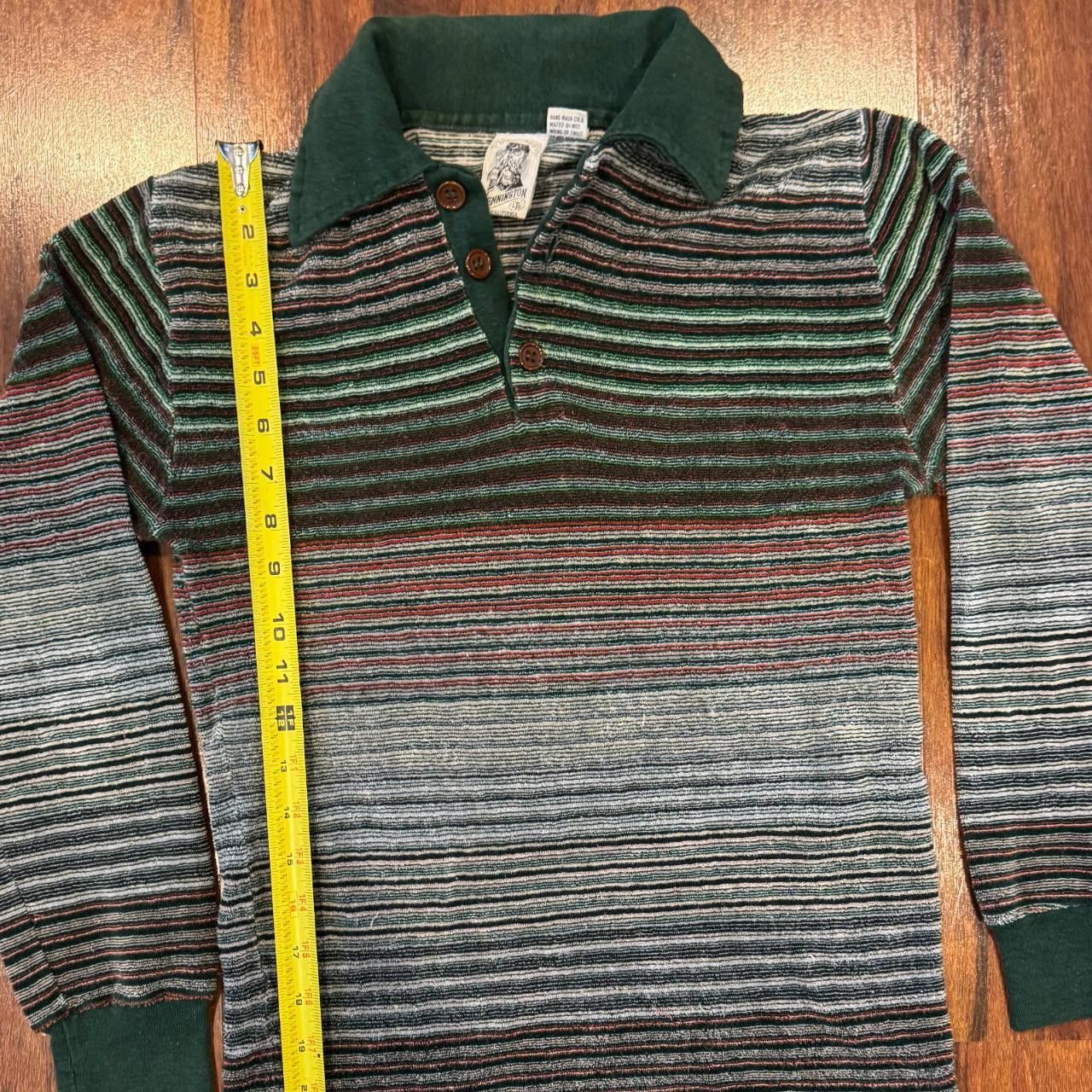 Designer Vintage 70's Collared Sweater Size US XS / EU 42 / 0 - 1 Thumbnail