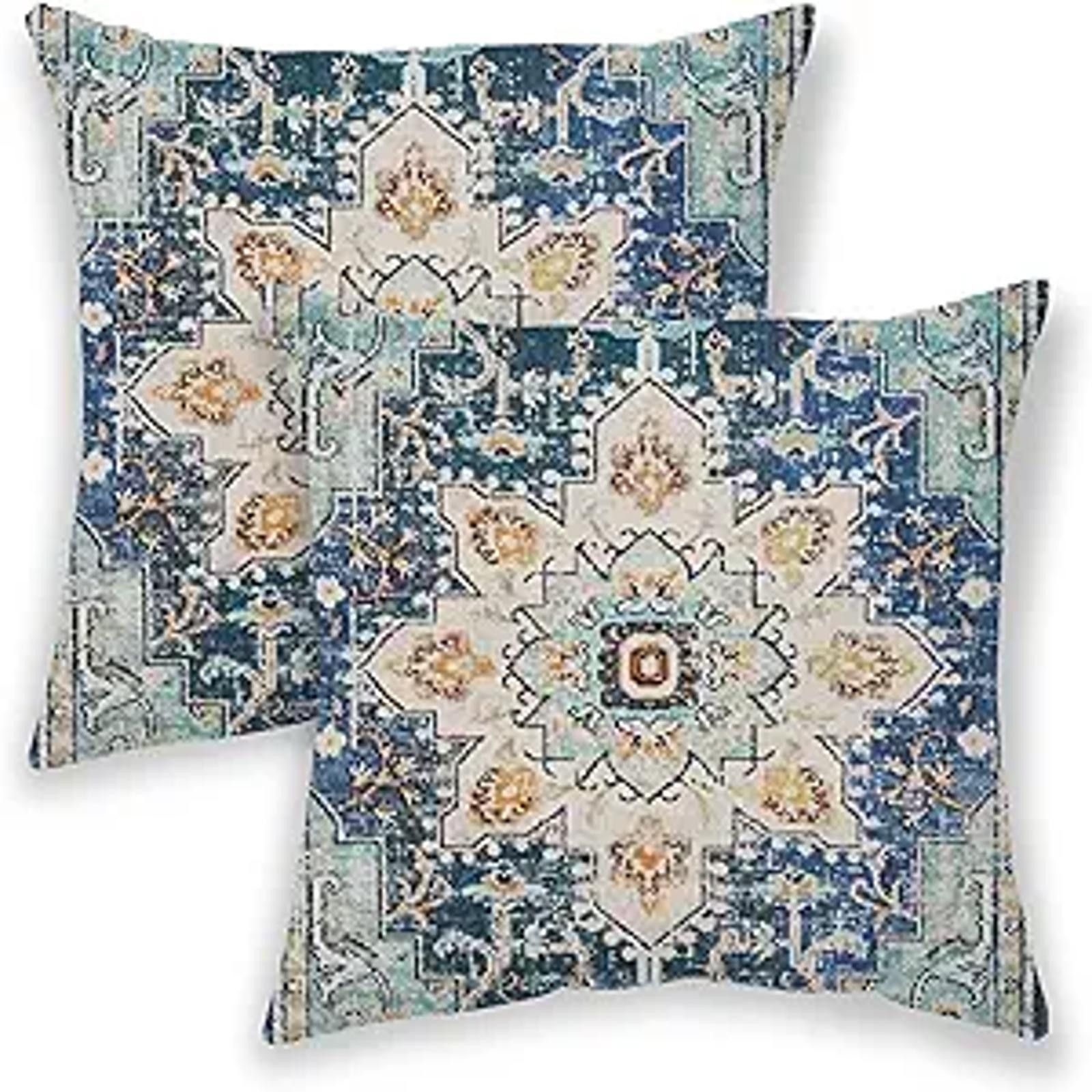 Other Vibrant Boho Chic Decorative Throw Pillows - Set of 2 Size ONE SIZE - 1 Thumbnail
