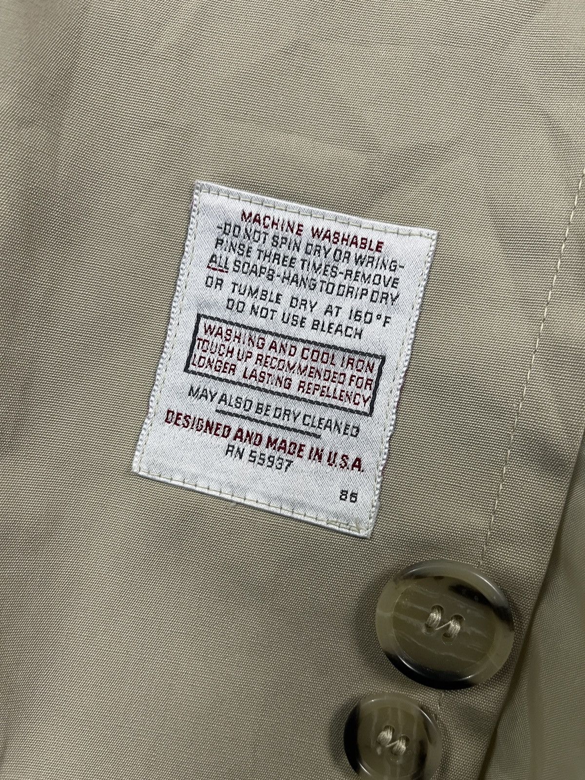 Botany 500 × Vintage Vintage Trench Jacket Coat Made in USA Fur Lined Size US M / EU 48-50 / 2 - 9 Thumbnail