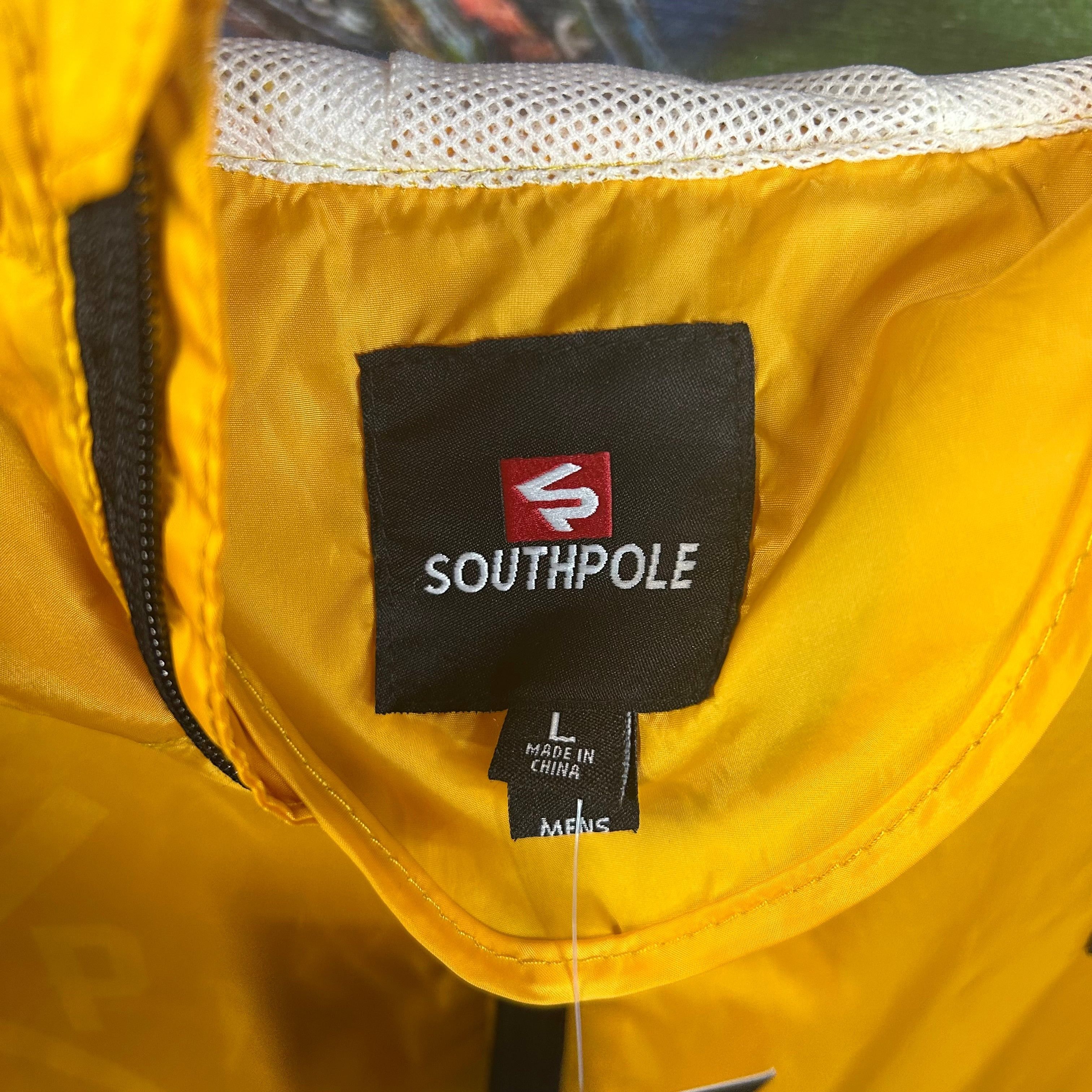 Southpole Southpole Yellow Windbreaker Size Large Size US L / EU 52-54 / 3 - 3 Thumbnail