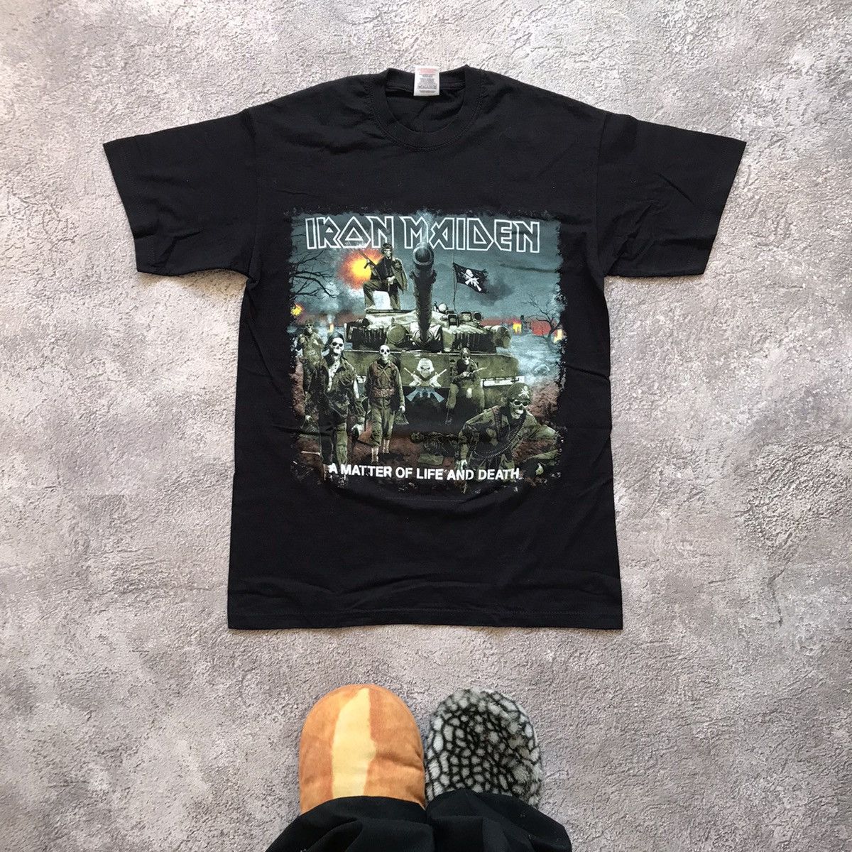 Vintage Vintage Iron Maiden Band Tee Graphic Print Grunge Dark S Size US S / EU 44-46 / 1 - 1 Thumbnail