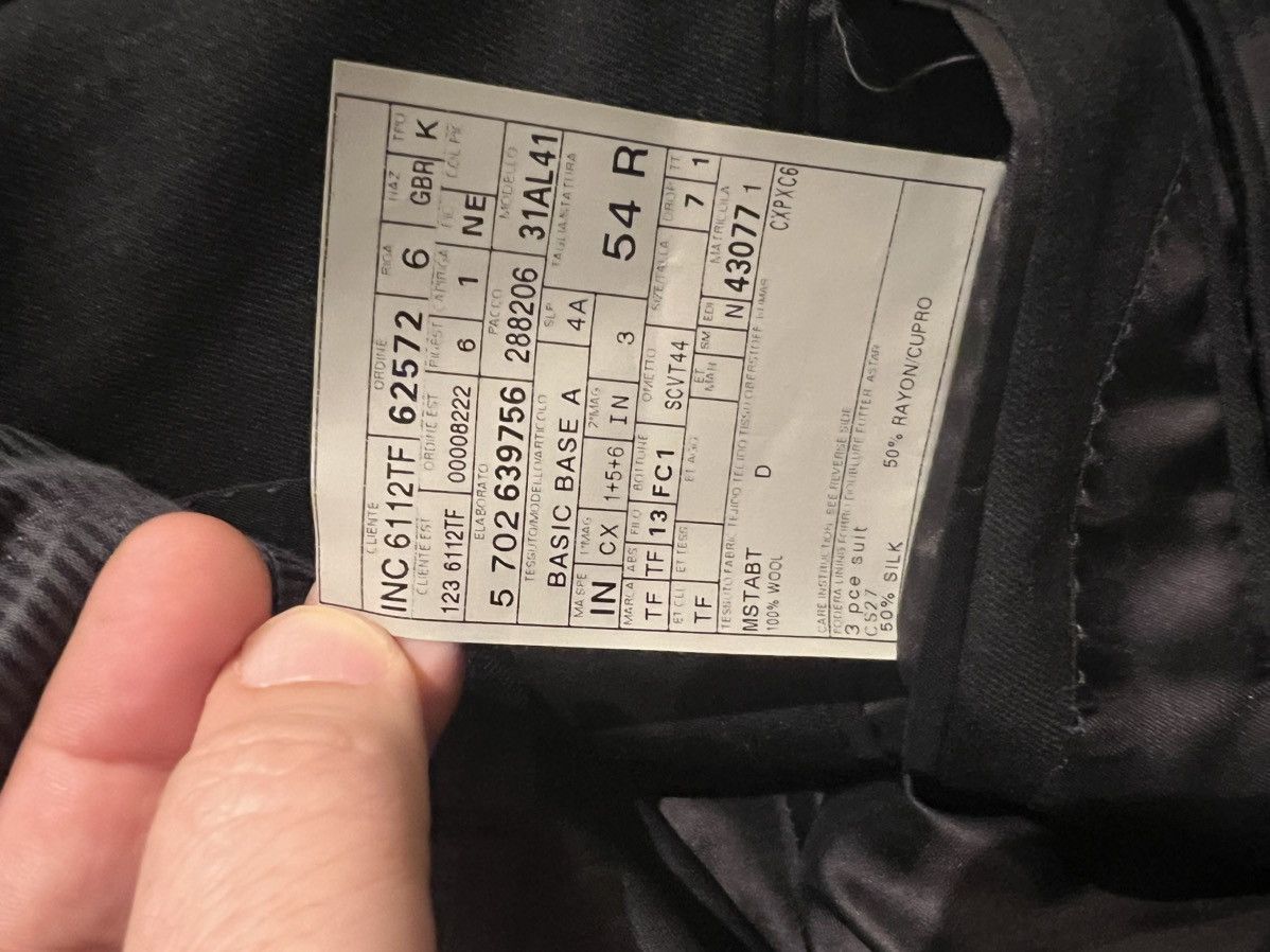 Tom Ford TOM FORD Shelton Suit dark Grey Size 54 100% wool 2 pieces Size 54R - 20 Thumbnail