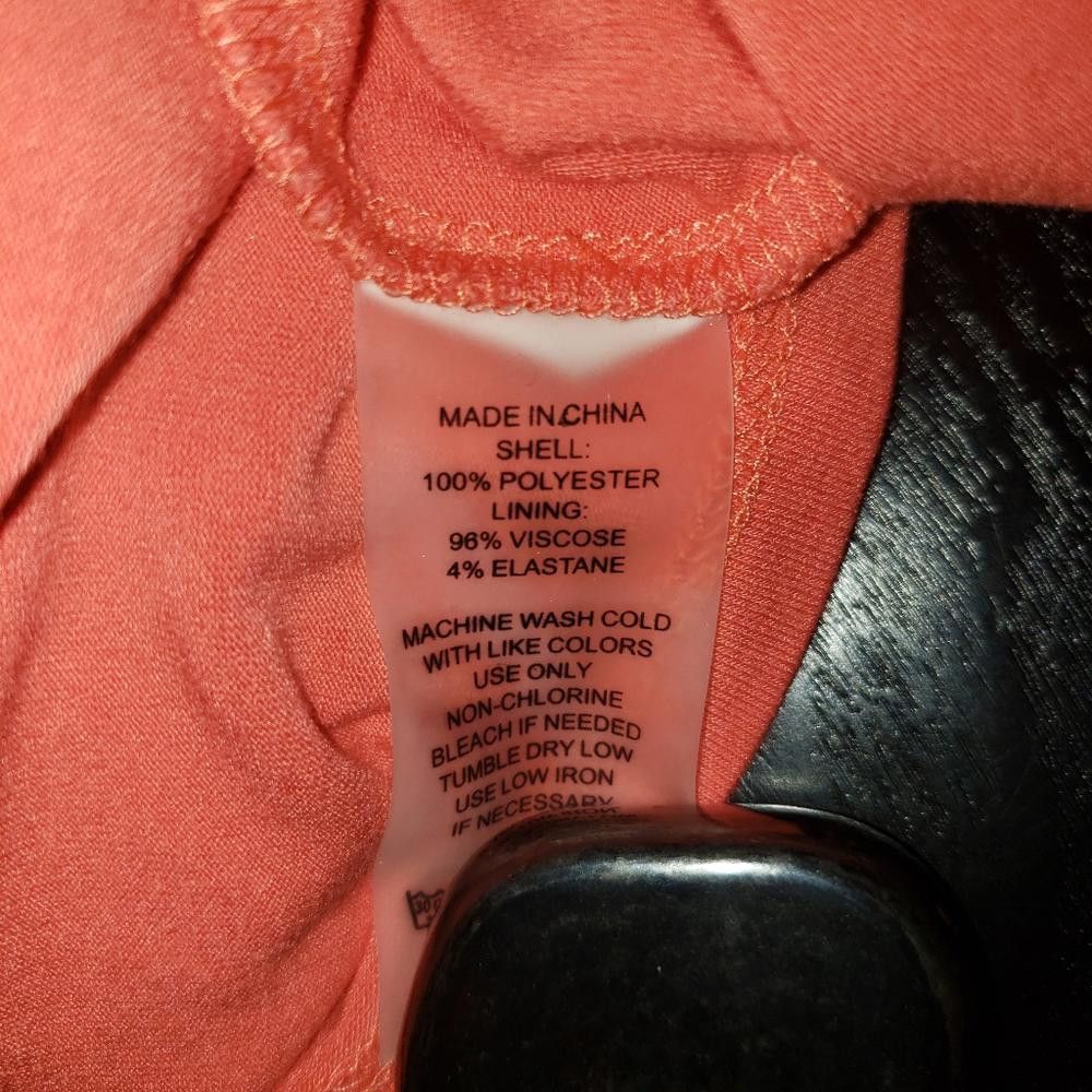 Vince Camuto CT494 Vince Camuto Persimmon High Low Crew Neck Blouse L Size L / US 10 / IT 46 - 5 Thumbnail