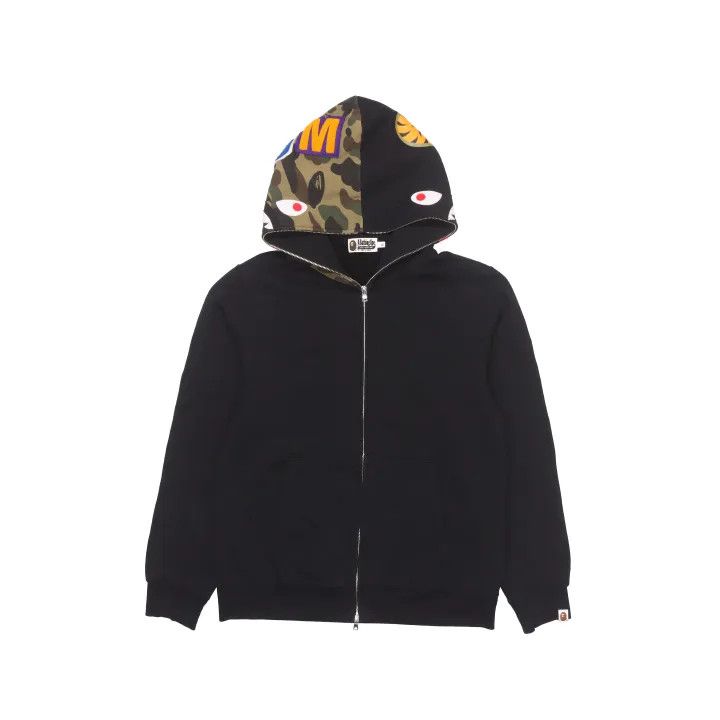 Bape A Bathing Ape Classic Shark Camo Hoodie 0079 Size US M / EU 48-50 / 2 - 1 Thumbnail