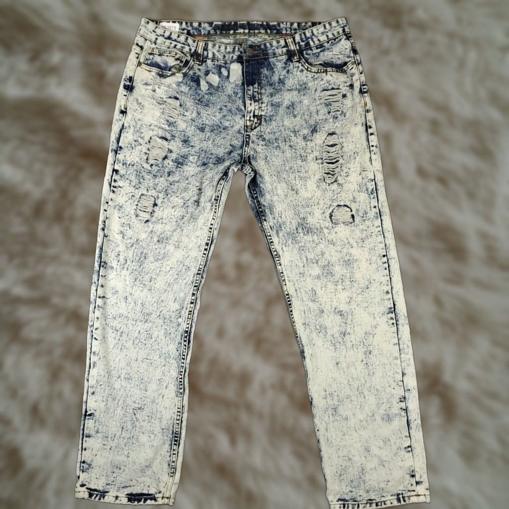 Jordan Craig Jordan Craig Jeans Mens 42x32 Denim Straight Fit 5-Pocket American Classic Casual Blue Size US 42 / EU 58 - 1 Thumbnail