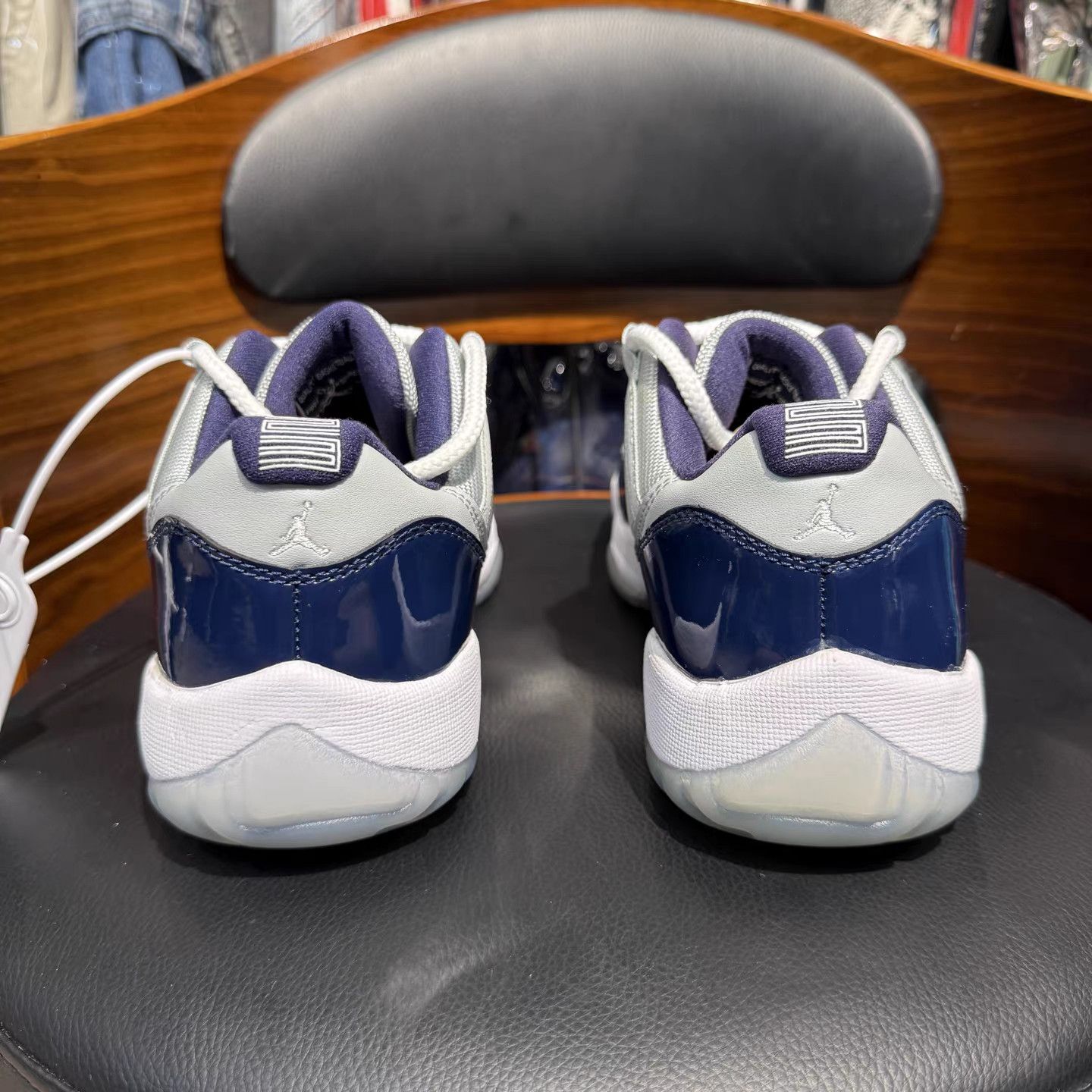 Nike Air Jordan 11 Georgetown White & Blue K15 Size US 8 / EU 41 - 3 Thumbnail