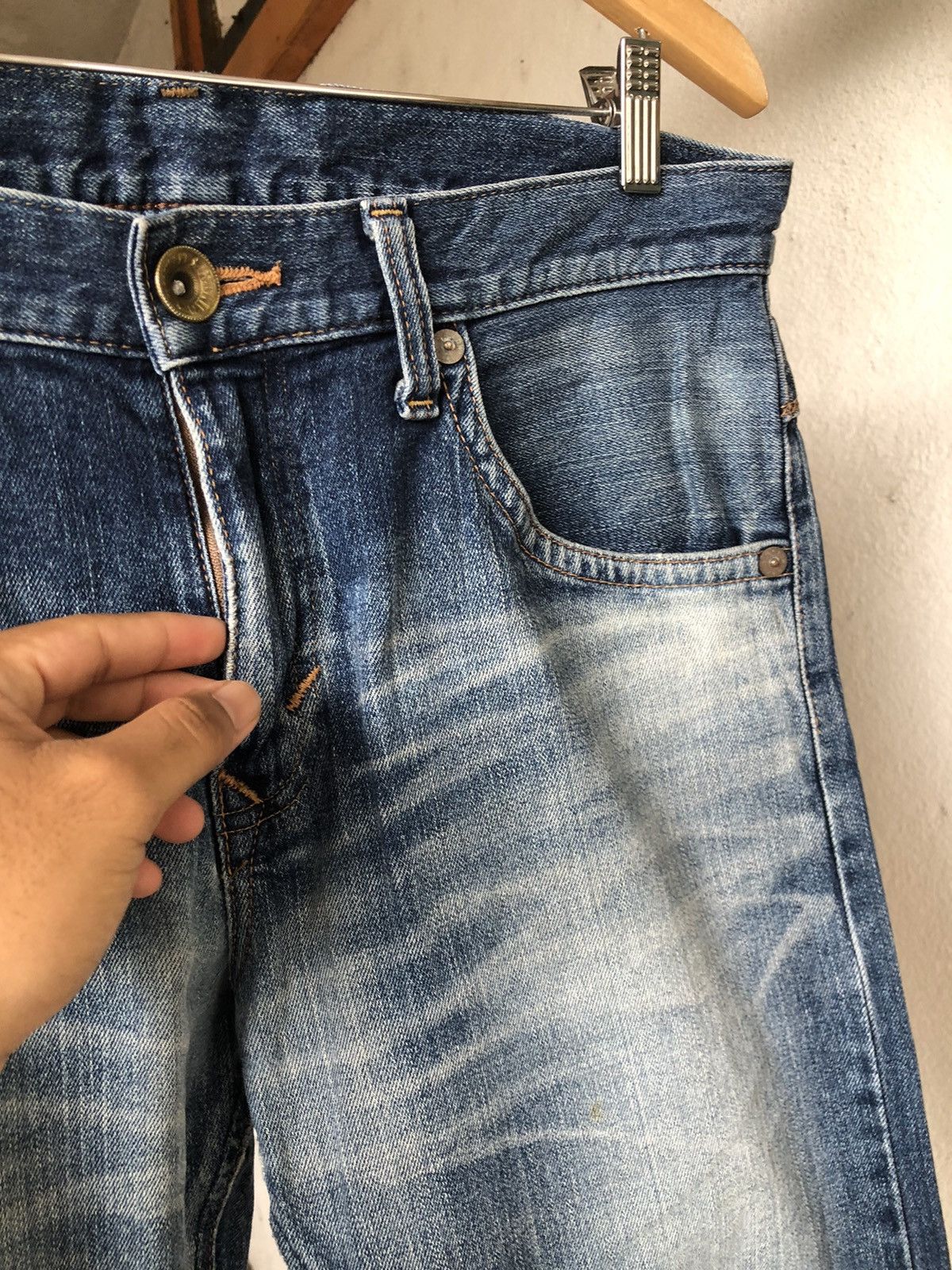 Edwin Vintage Edwin Distressed Denim Size US 32 / EU 48 - 6 Thumbnail