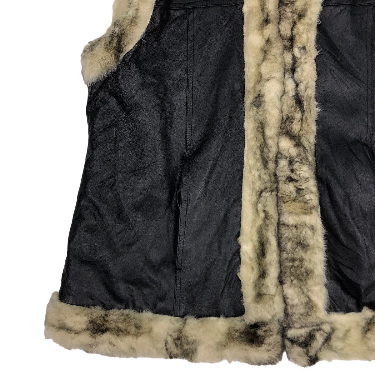 Japanese Brand 🔥Issey Miyake Design Vest Tank Top Mink Fur Lining Size US M / EU 48-50 / 2 - 4 Thumbnail