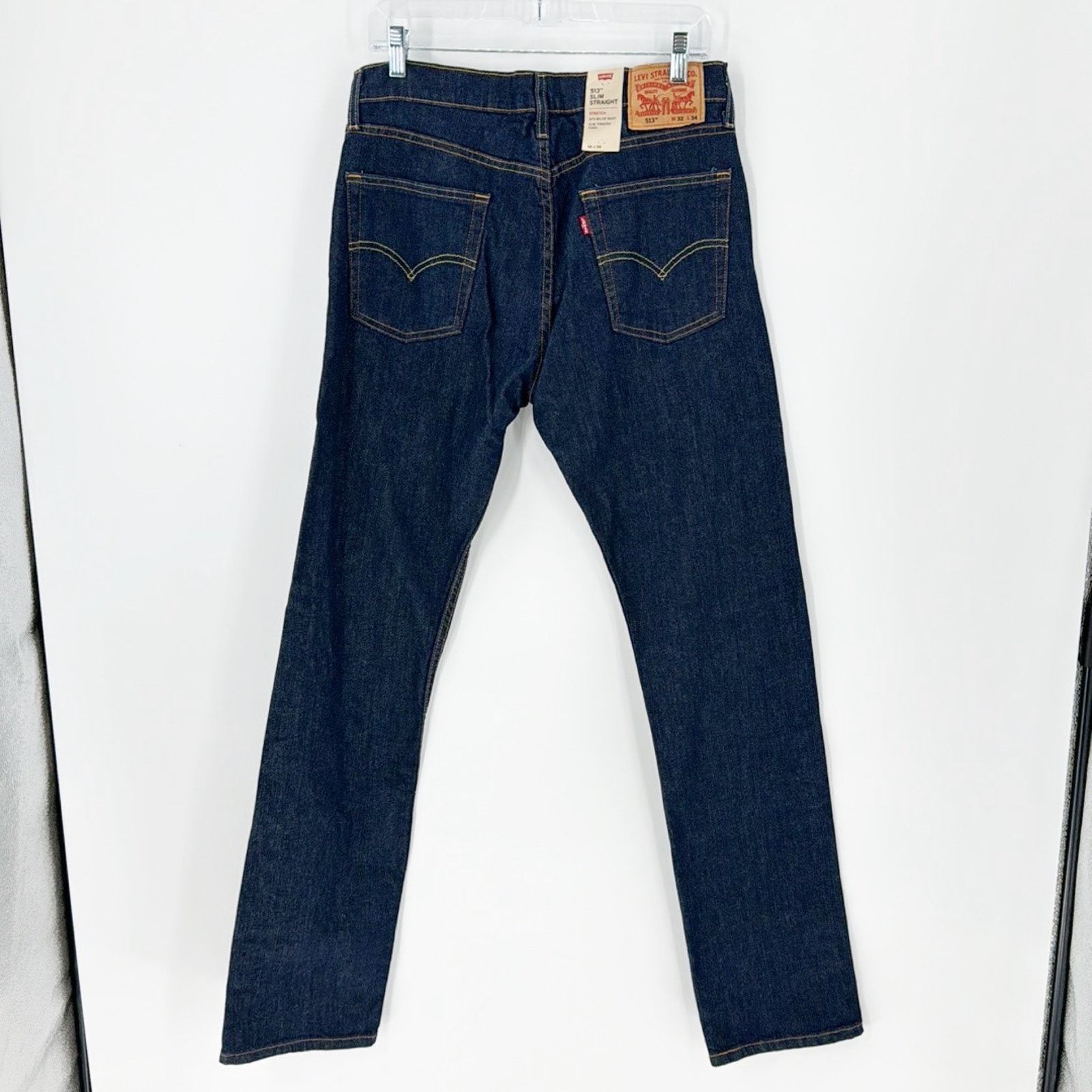 Levi's Levi’s 513 slim straight below the waist dark wash 32x35Tall Size US 32 / EU 48 - 2 Thumbnail