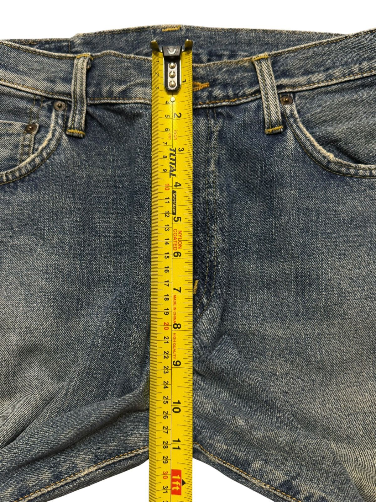 Edwin Vintage 90s Edwin 505xx Selvedge Blue Faded Regular Straight Size US 30 / EU 46 - 14 Thumbnail