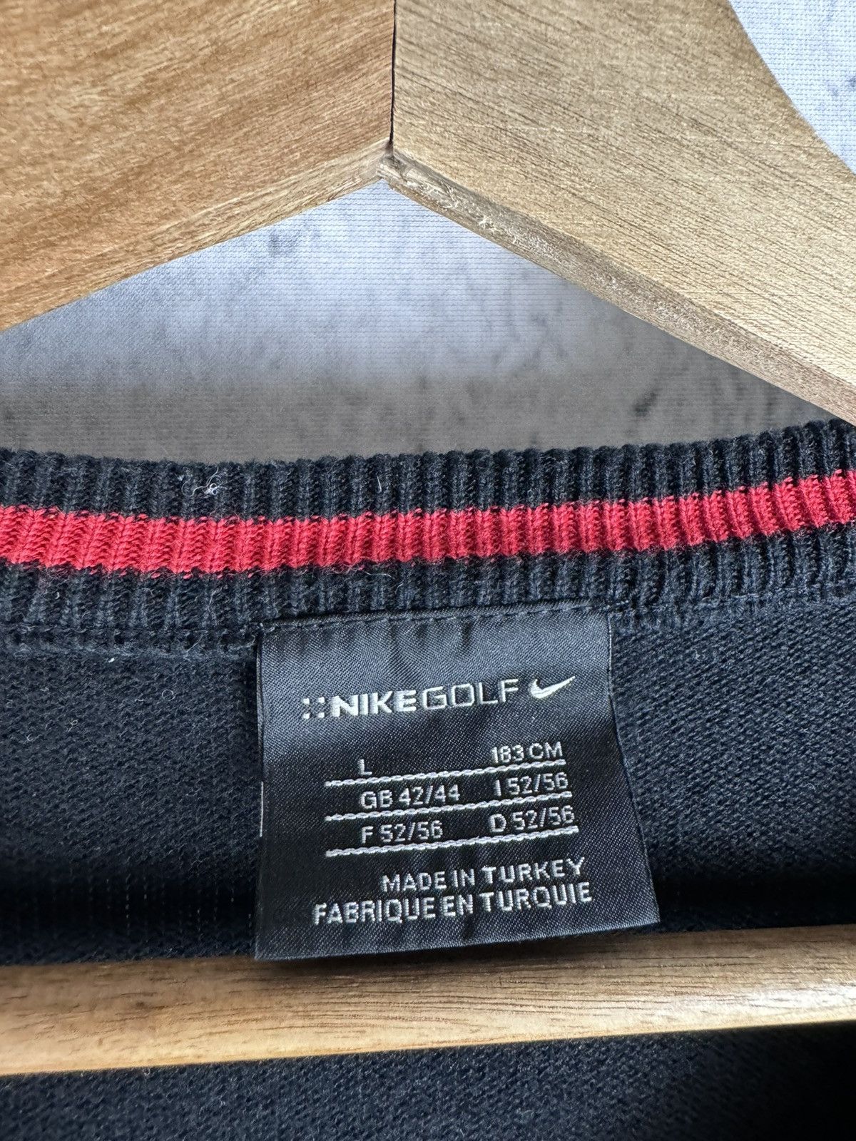 Nike Vintage Nike Golf Wool Sweater Size US L / EU 52-54 / 3 - 3 Thumbnail