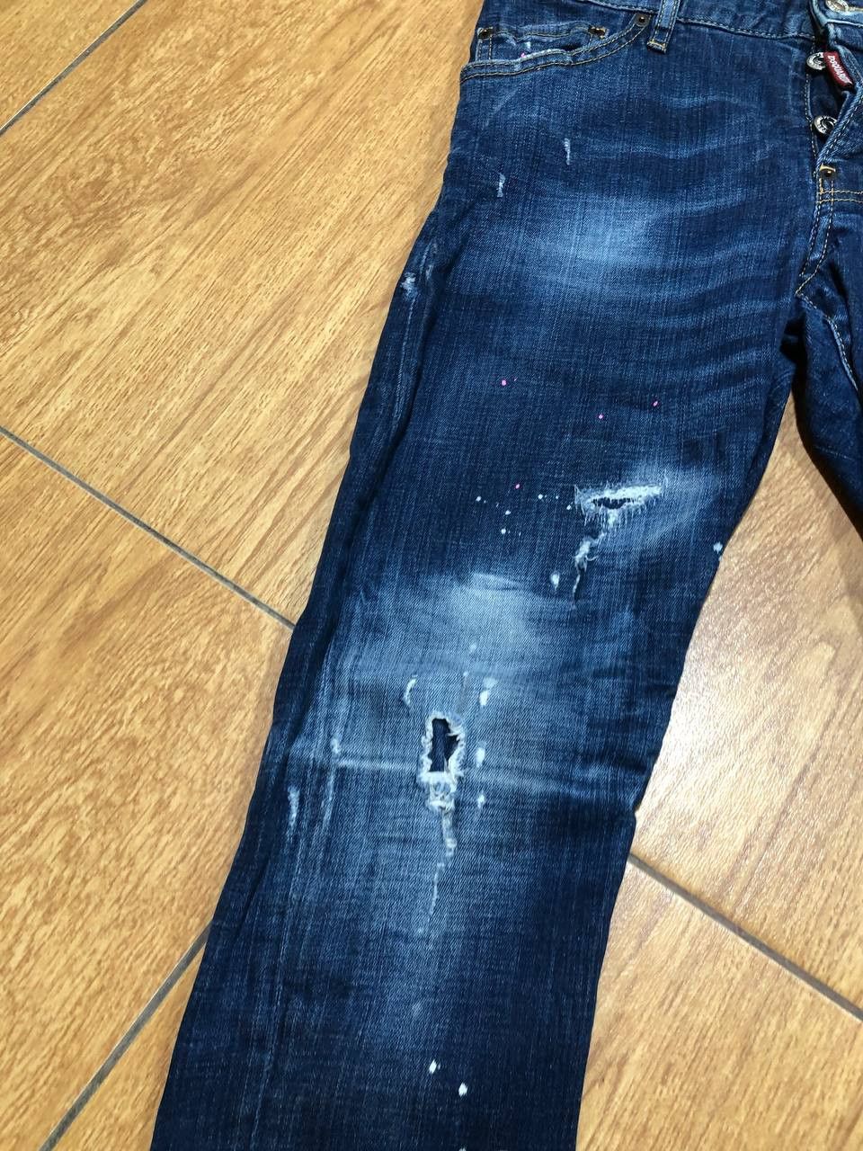 Dsquared2 Dsquared2 Distressed Jeans Slim Blue Ripped Stretch Size US 32 / EU 48 - 22 Thumbnail