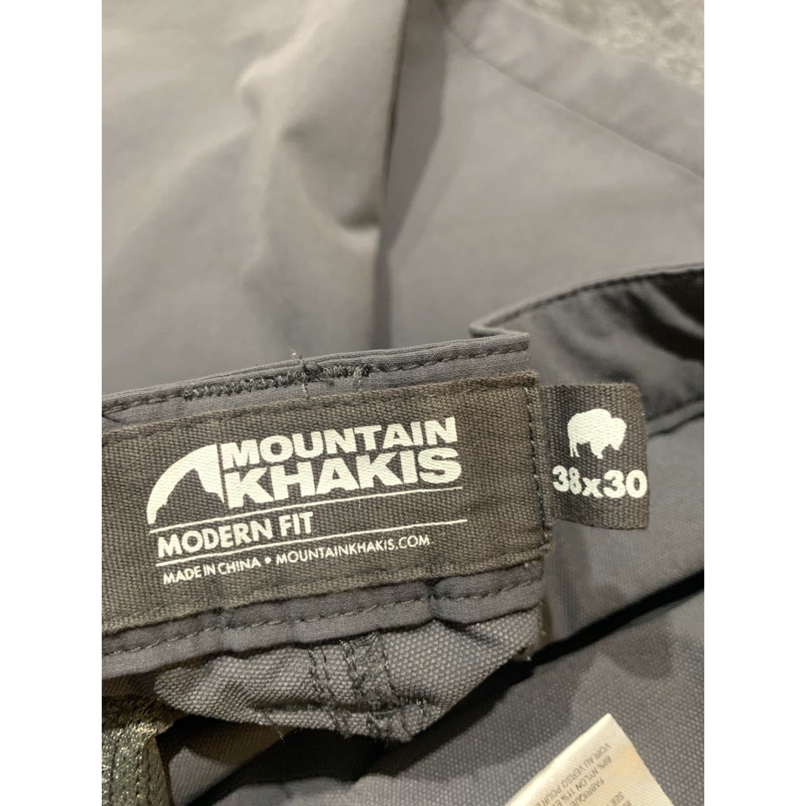 Mountain Khakis MOUNTAIN KHAKIS Men's Charcoal Gray Chino Pants Size 38x30 Slim Fit Mens Size US 38 / EU 54 - 7 Thumbnail