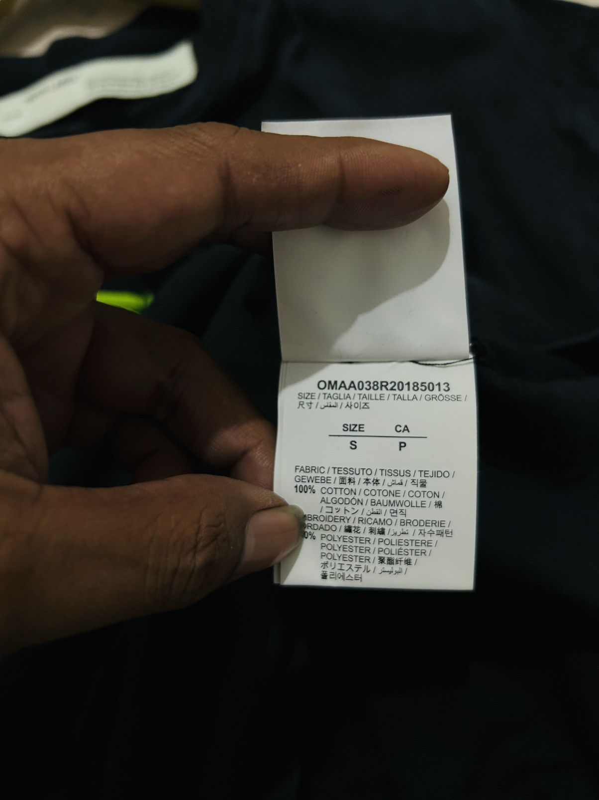 Off-White OFF-WHITE Hand Logo T-shirt Size US XL / EU 56 / 4 - 4 Thumbnail
