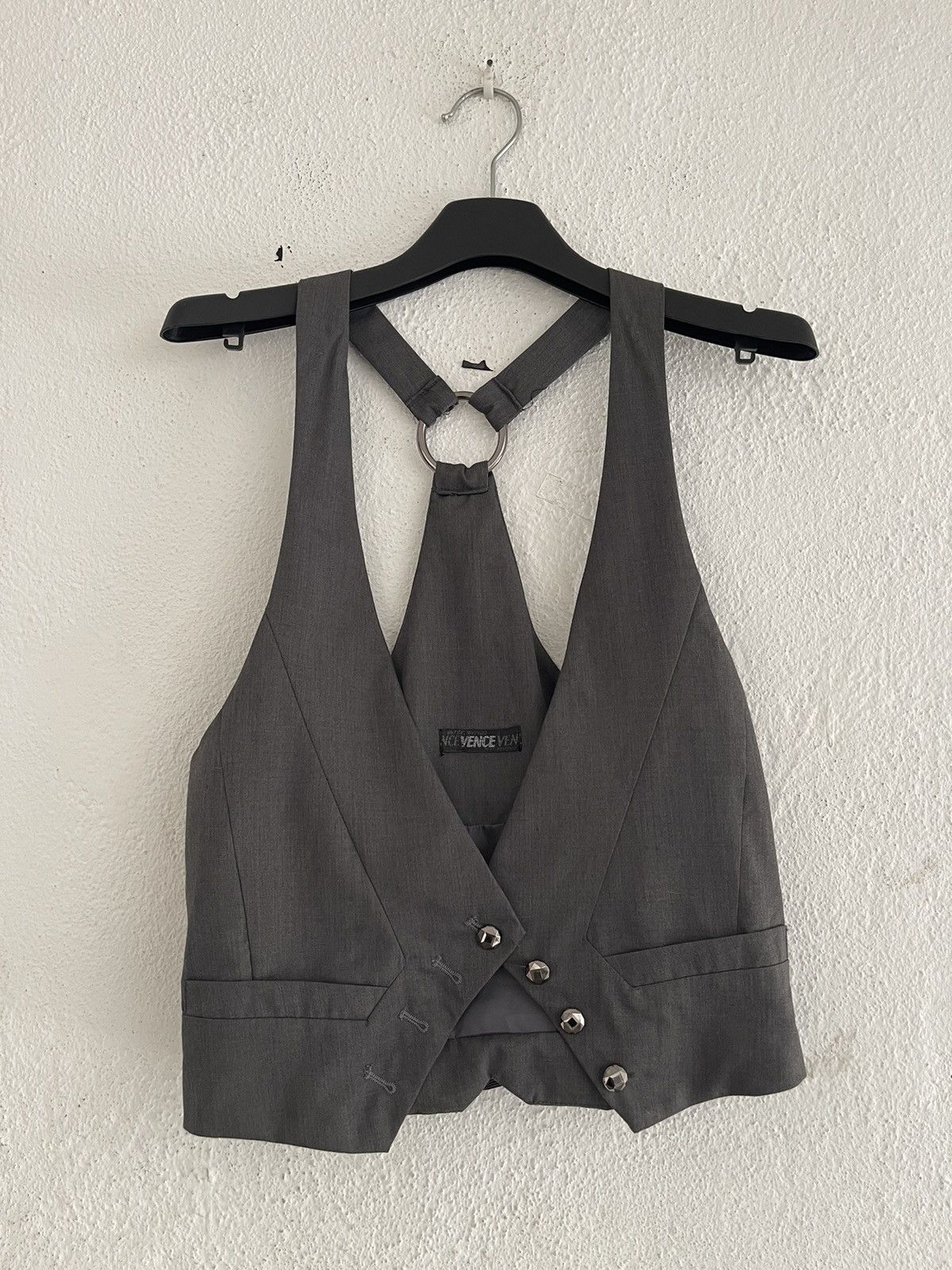 Japanese Brand Vence Bondage Punk Vest Size 34S - 1 Thumbnail