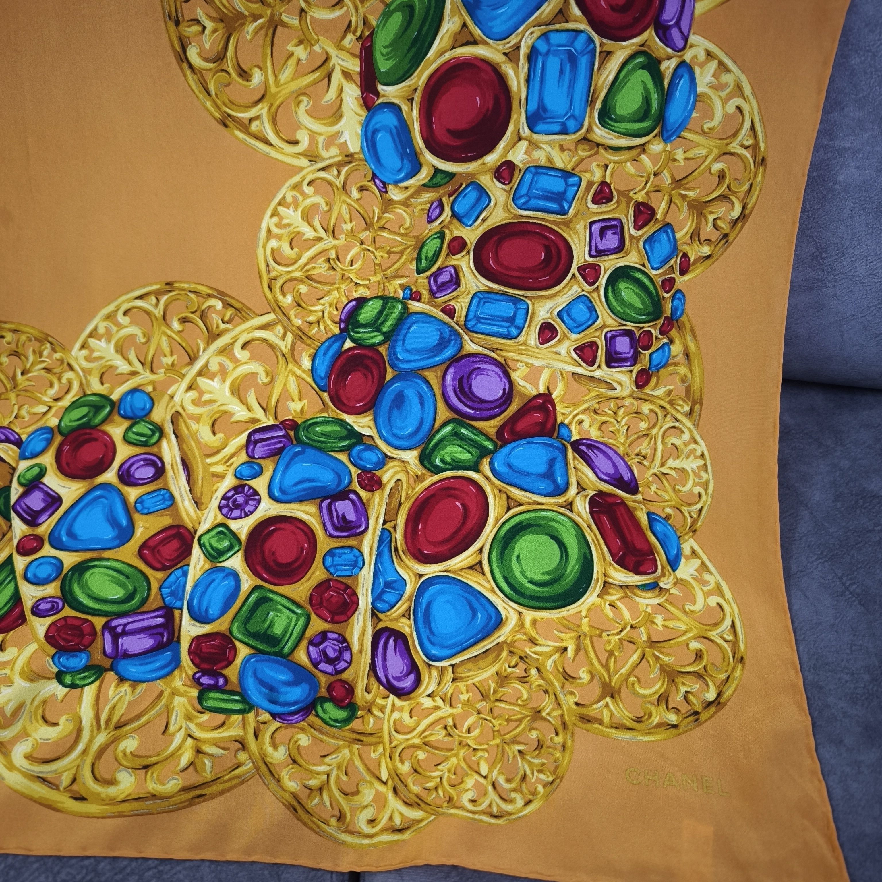 Chanel Chanel Silk Scarf Size ONE SIZE - 5 Thumbnail
