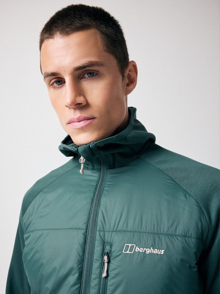 Berghaus Berghaus Trawden Hybrid Outdoor Insulated Jacket Green Men’s Size US L / EU 52-54 / 3 - 3 Thumbnail