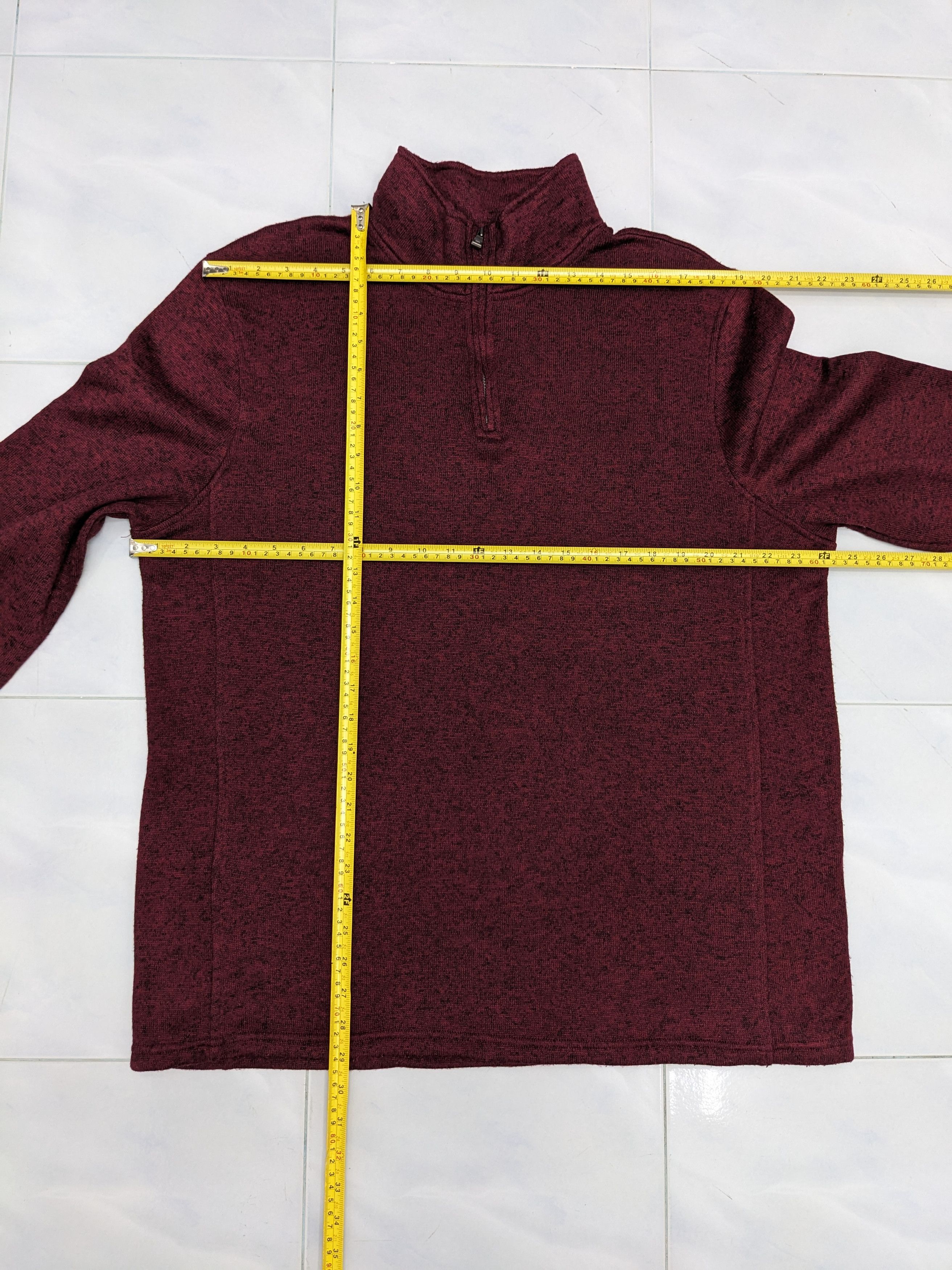 Japanese Brand Urban Pipeline Men's Quarter-Zip Mock Neck Sweatshirt Size US XXL / EU 58 / 5 - 7 Thumbnail