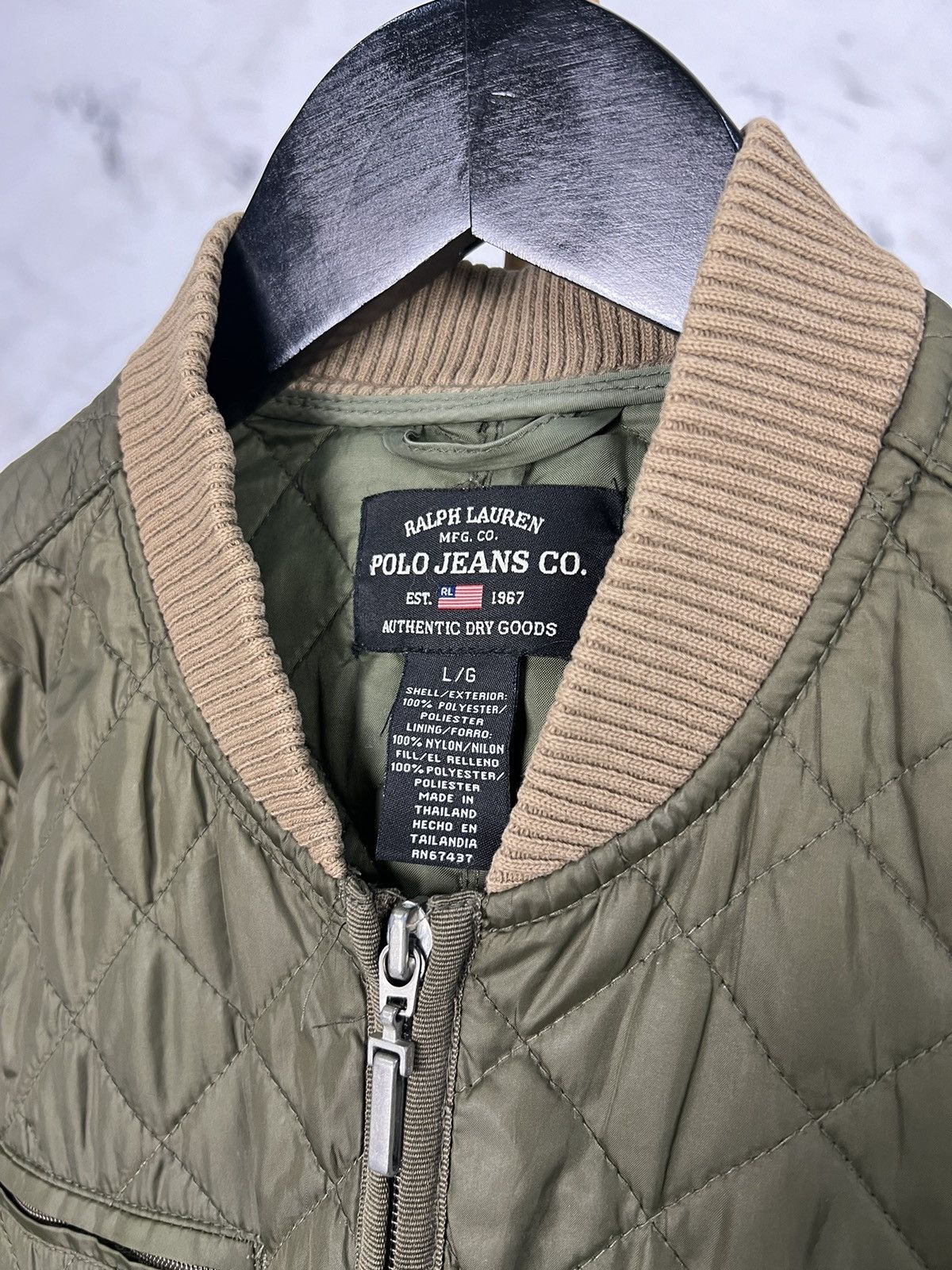 Ralph Lauren Vintage Polo Jeans Company Ralph Lauren Quilted Jacket M - L Size L / US 10 / IT 46 - 5 Thumbnail