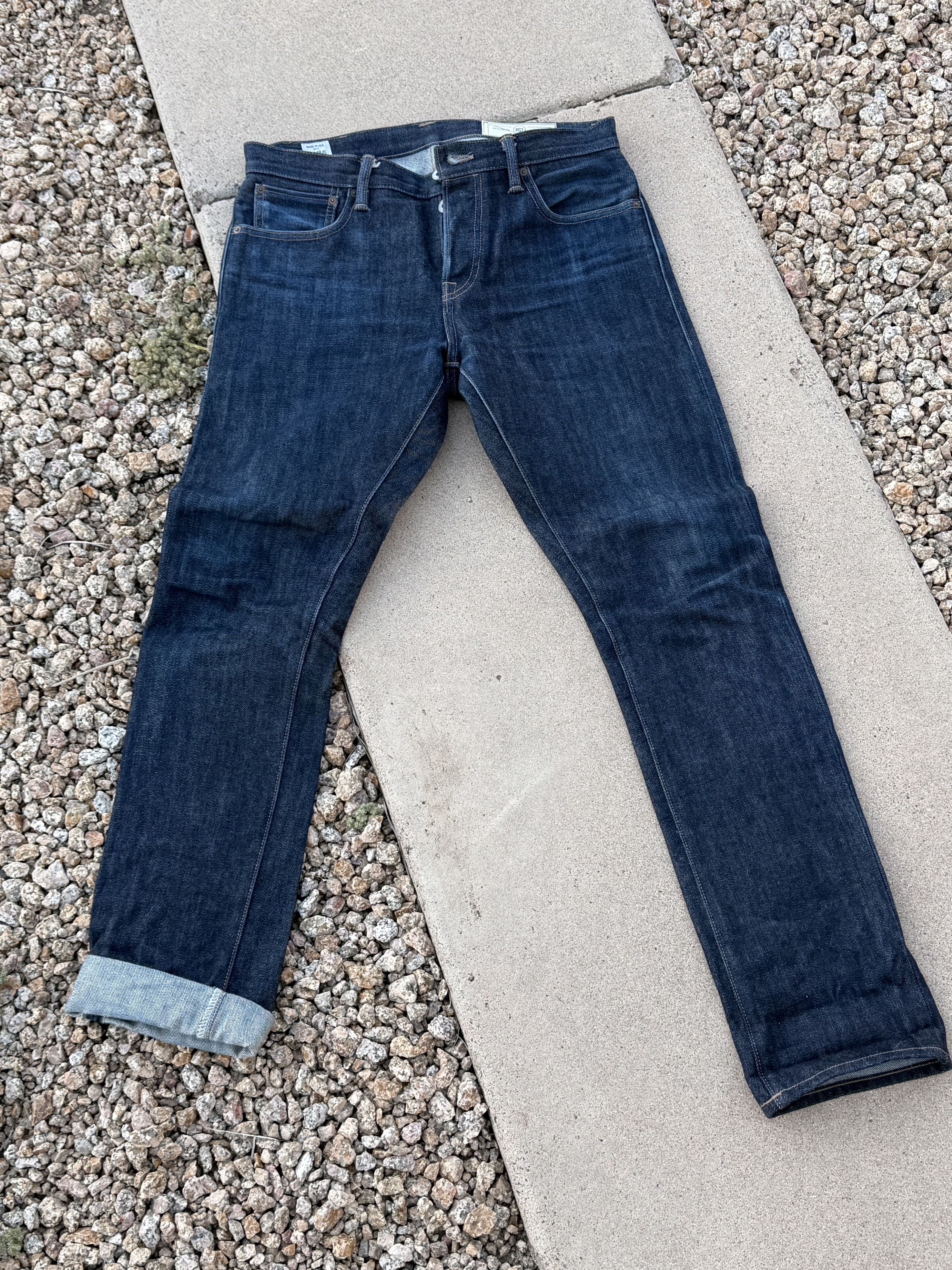 Rogue Territory Rogue Territory x Cultizm Green Monster Selvedge Denim Jeans Size US 33 - 1 Thumbnail