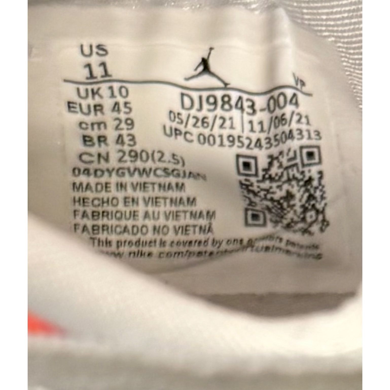 Nike Good/Fair Men's Nike DJ9843-004 Air Jordan Delta 2 Shoes 11 Size US 11 / EU 44 - 8 Thumbnail