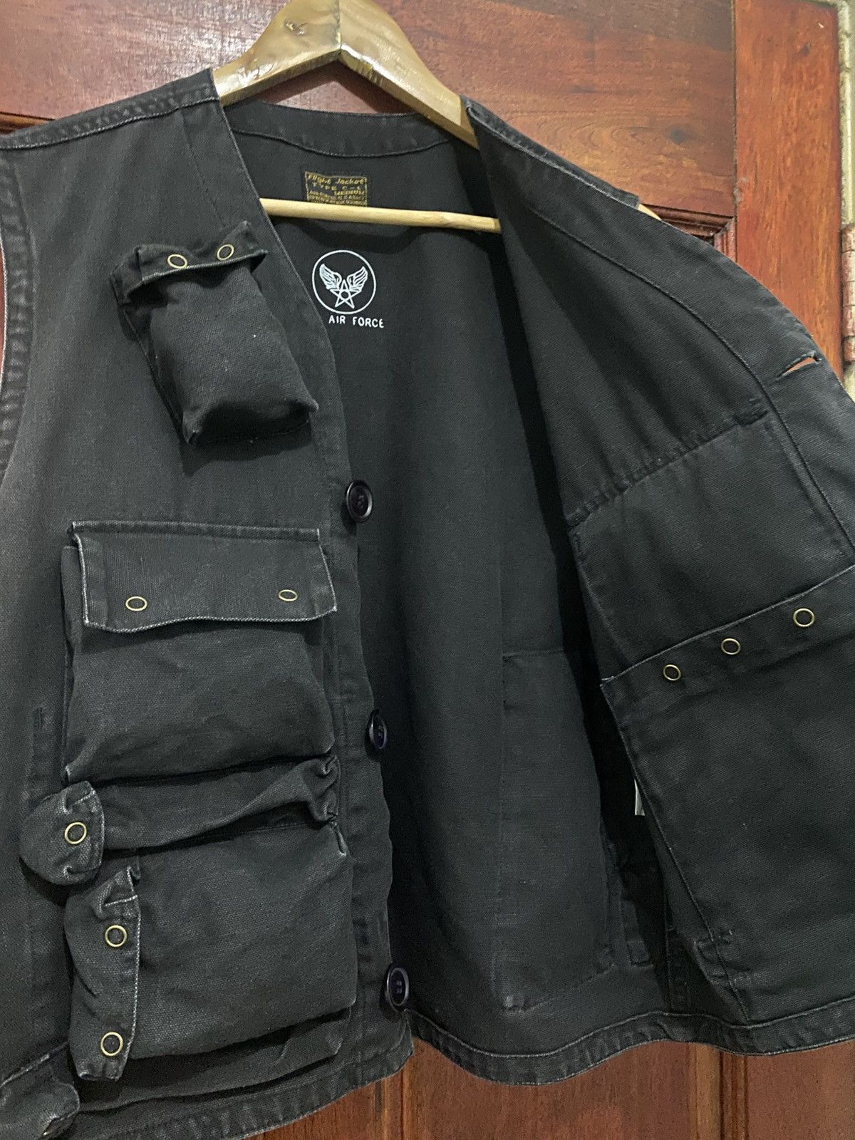 Vintage Vintage Us Air Force Vest Jacket Design Tactical Military Size US M / EU 48-50 / 2 - 3 Thumbnail