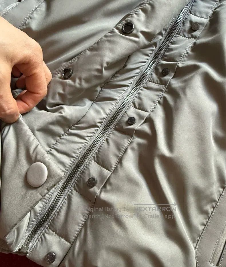 Hermes Hermes size 36 Men's Grey and Bright Color Block Down Jacke Size US S / EU 44-46 / 1 - 7 Thumbnail