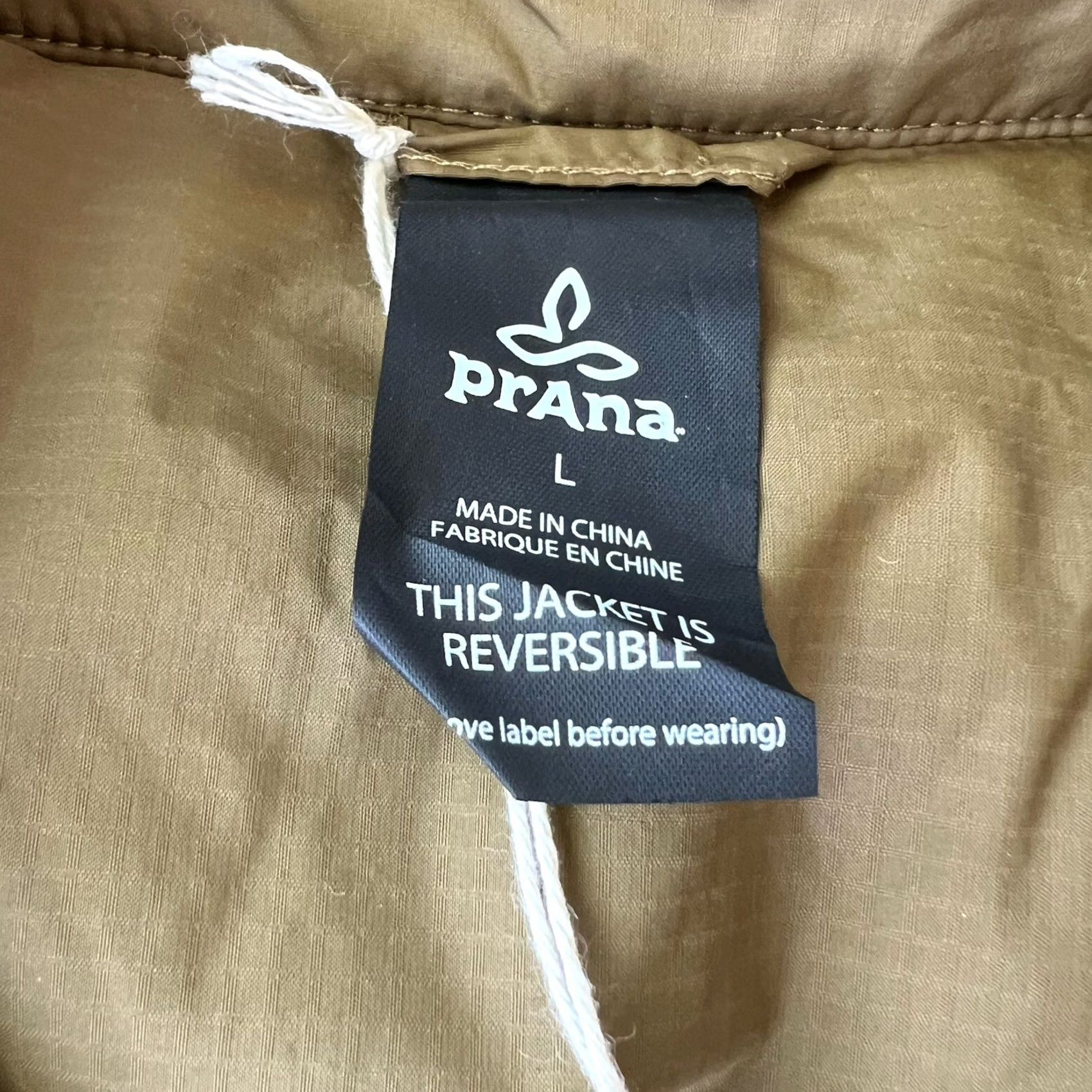 Prana Prana Men's Down Jacket Reversible Blue Olive L Puffer Jacket NWT Size US L / EU 52-54 / 3 - 5 Thumbnail