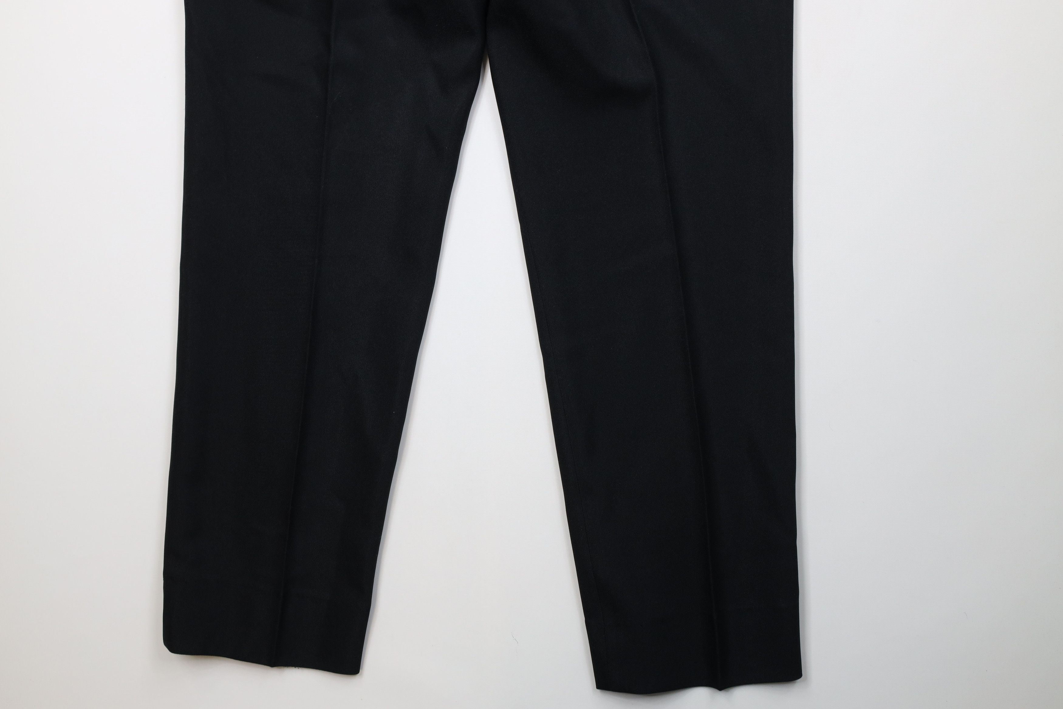 Vintage Vintage 70s Streetwear Flared Chino Pants Trousers Black USA Size US 38 / EU 54 - 12 Thumbnail