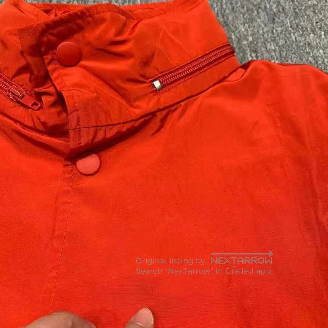 Balenciaga Balenciaga Red Embroidered Logo Jacket. Size US M / EU 48-50 / 2 - 4 Thumbnail