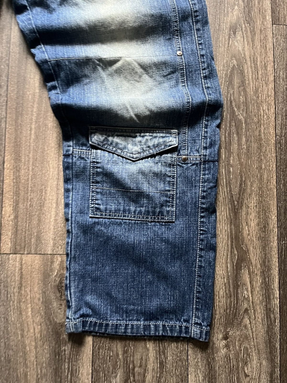 Southpole BAGGY VINTAGE Y2K SOUTHPOLE MULTI POCKET JEANS Size US 36 / EU 52 - 10 Thumbnail