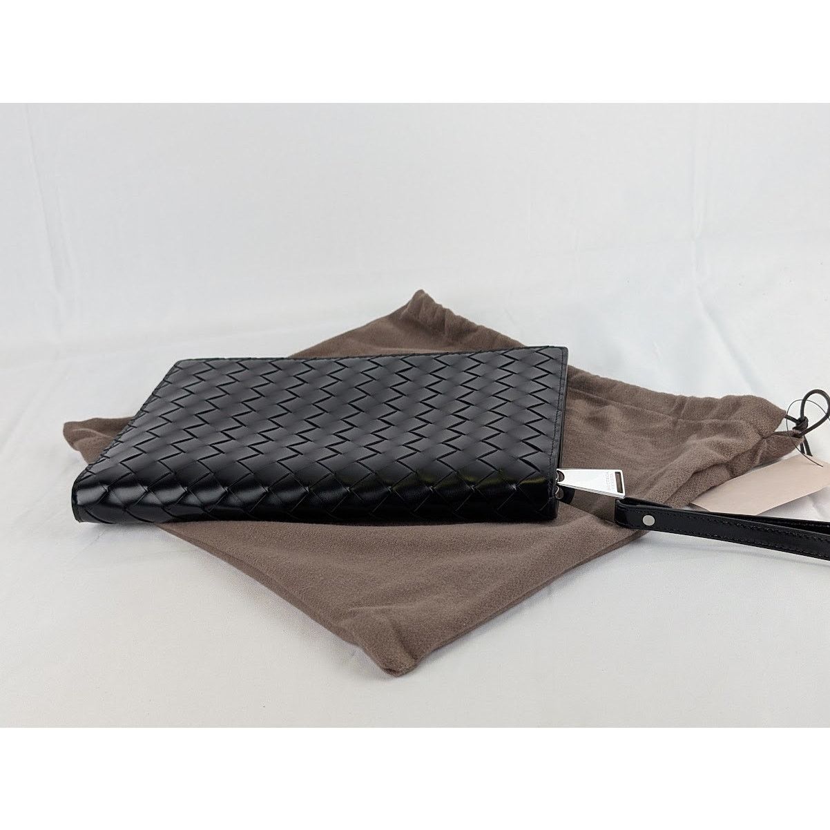 Bottega Veneta o1rshd1 Intrecciato Spazzolato Calf Documents in Nero Size ONE SIZE - 11 Thumbnail