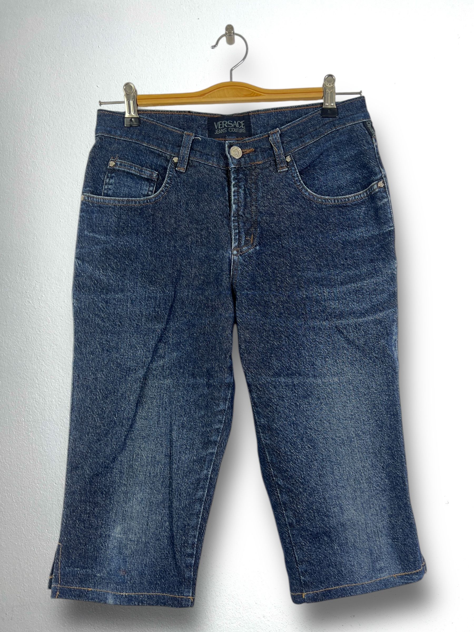 Versace VERSACE Jeans Couture Capri Denim GTMPT979 Size 29" - 4 Thumbnail