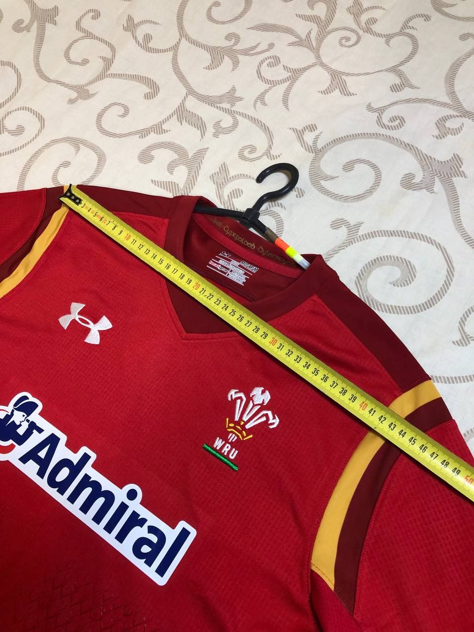 Under Armour Wales WRU Under Armour HeatGear Admiral Rugby Jersey Men's Size US M / EU 48-50 / 2 - 4 Thumbnail