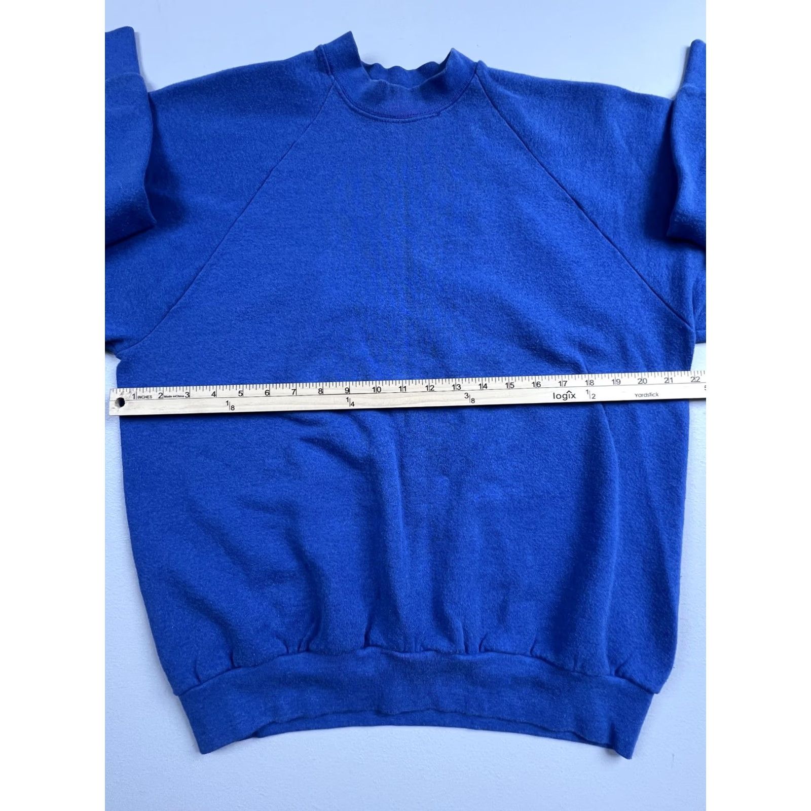 Fruit Of The Loom VINTAGE Fruit of the Loom Sweatshirt Mens XL Blue Fleece Crewneck Blank USA Size US XL / EU 56 / 4 - 5 Thumbnail