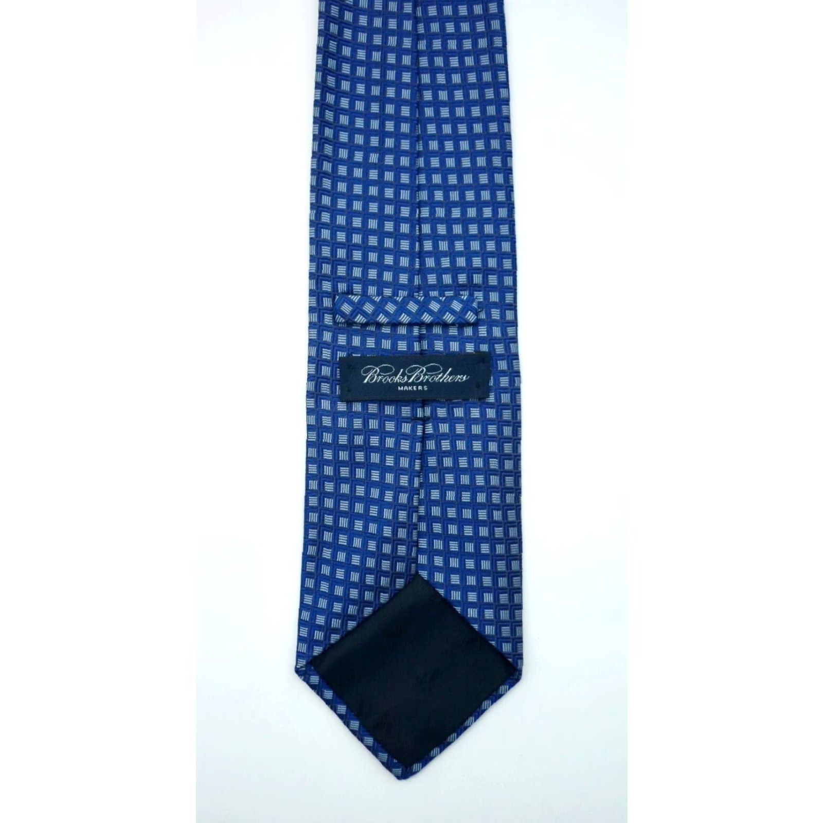 Brooks Brothers Brooks Brothers Makers Silk Tie Men’s Classic Woven in Italy Made in USA Blue Plaid Check 57.5" 3.75" 100% Silk Size ONE SIZE - 5 Thumbnail