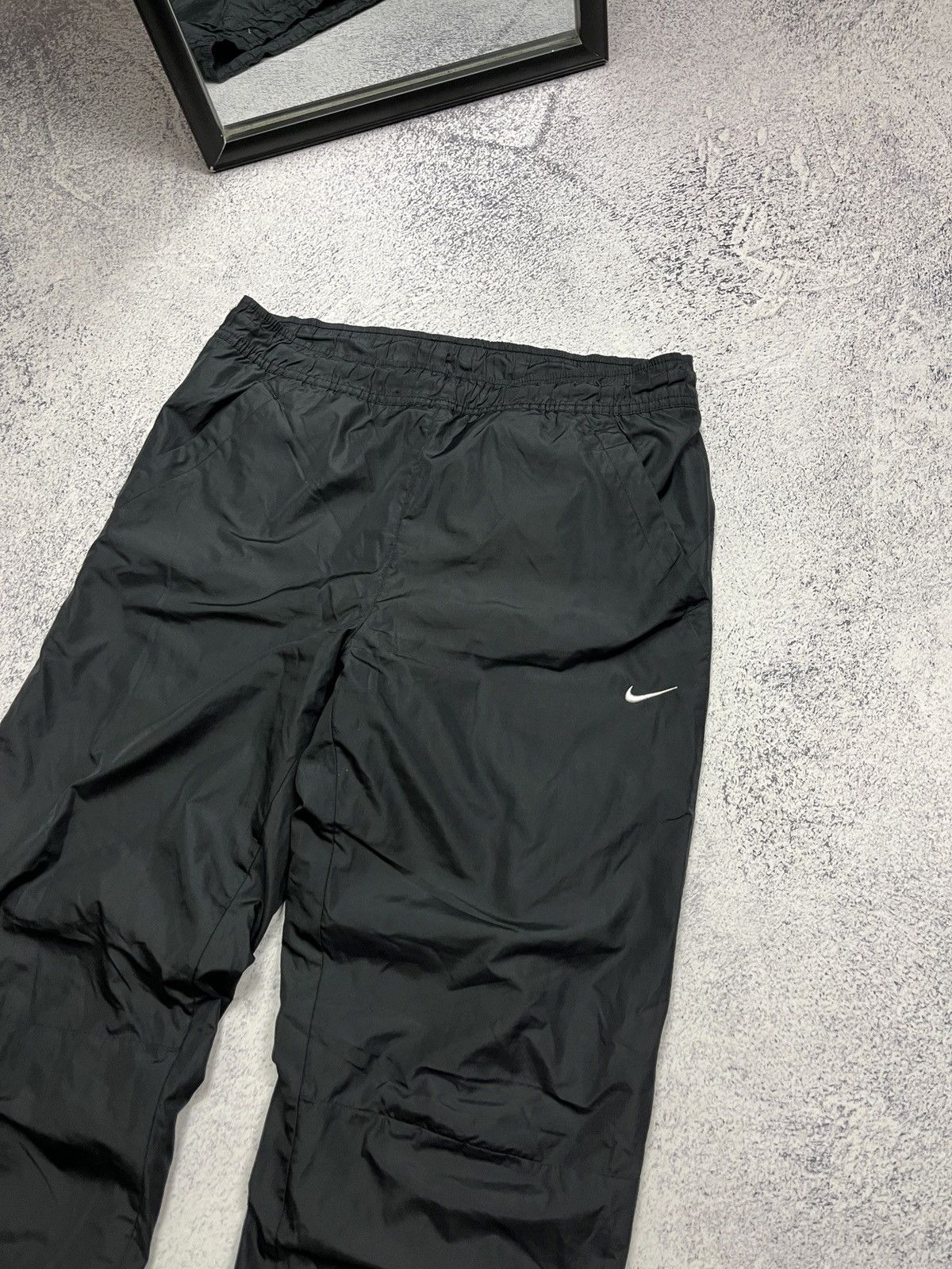 Nike Vintage 00’s Nike Nylon Drill Pants Y2K Hype Streetwear Size US 32 / EU 48 - 5 Thumbnail