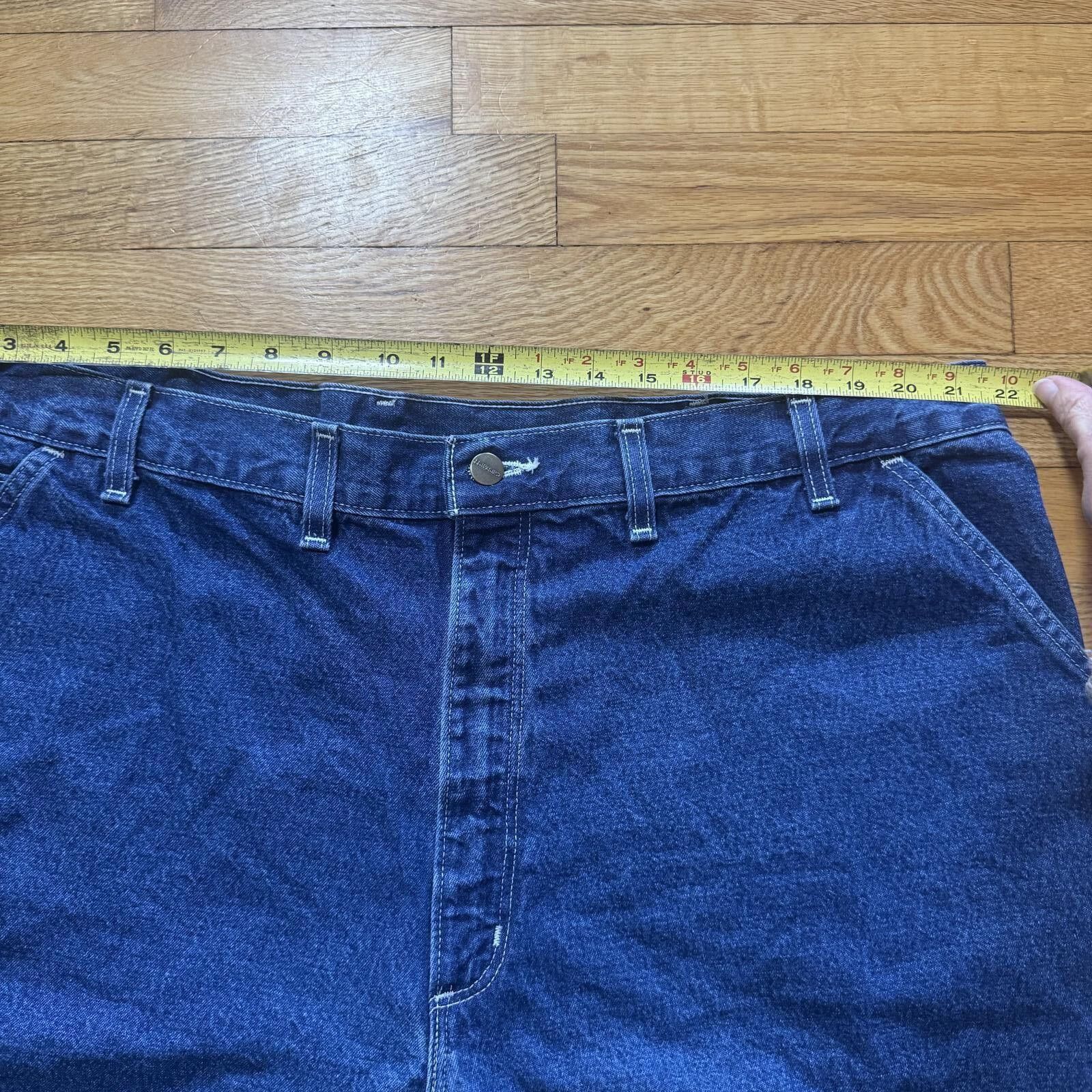 Carhartt Carhartt Men's 44X26 Blue Denim Work Pants Size US 44 / EU 60 - 3 Thumbnail
