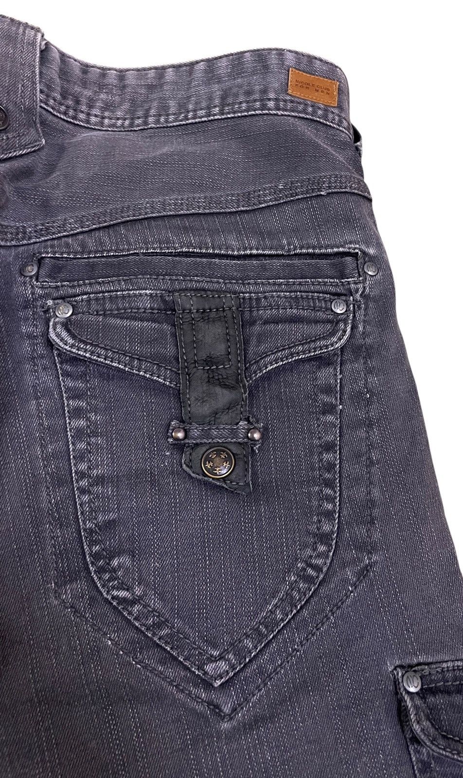 Nicole Club Rare Vintage Japanese Brand Nicole Club Flared Jeans 1990s Size US 34 / EU 50 - 5 Thumbnail