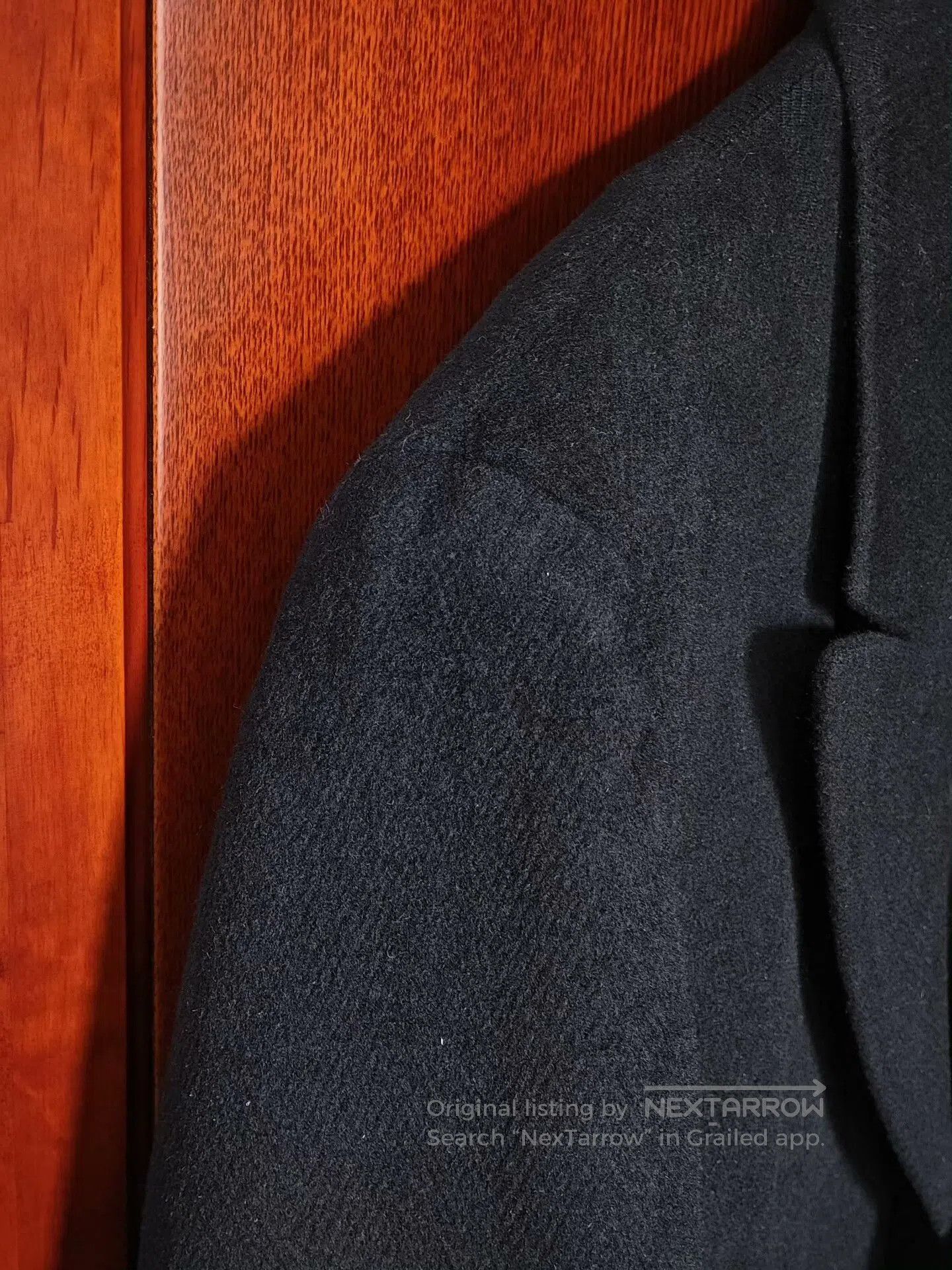 J. Press Black Angora Wool Blend Overcoat. Size US M / EU 48-50 / 2 - 3 Thumbnail