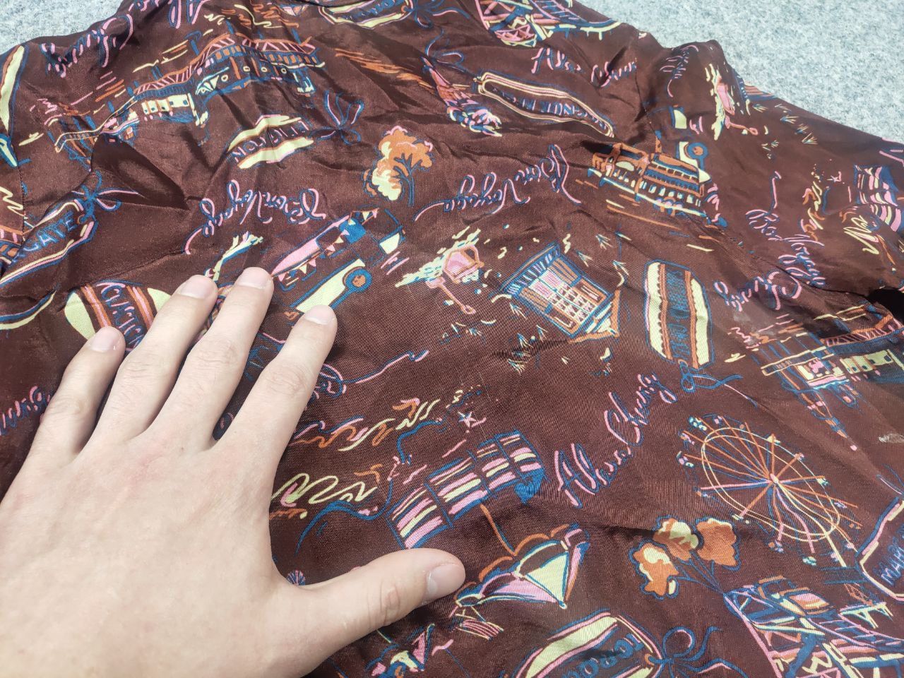 Alexa Chung Alexa Chung Design Blouse Burgundy Button Up Satin Shirt Size S / US 4 / IT 40 - 9 Thumbnail