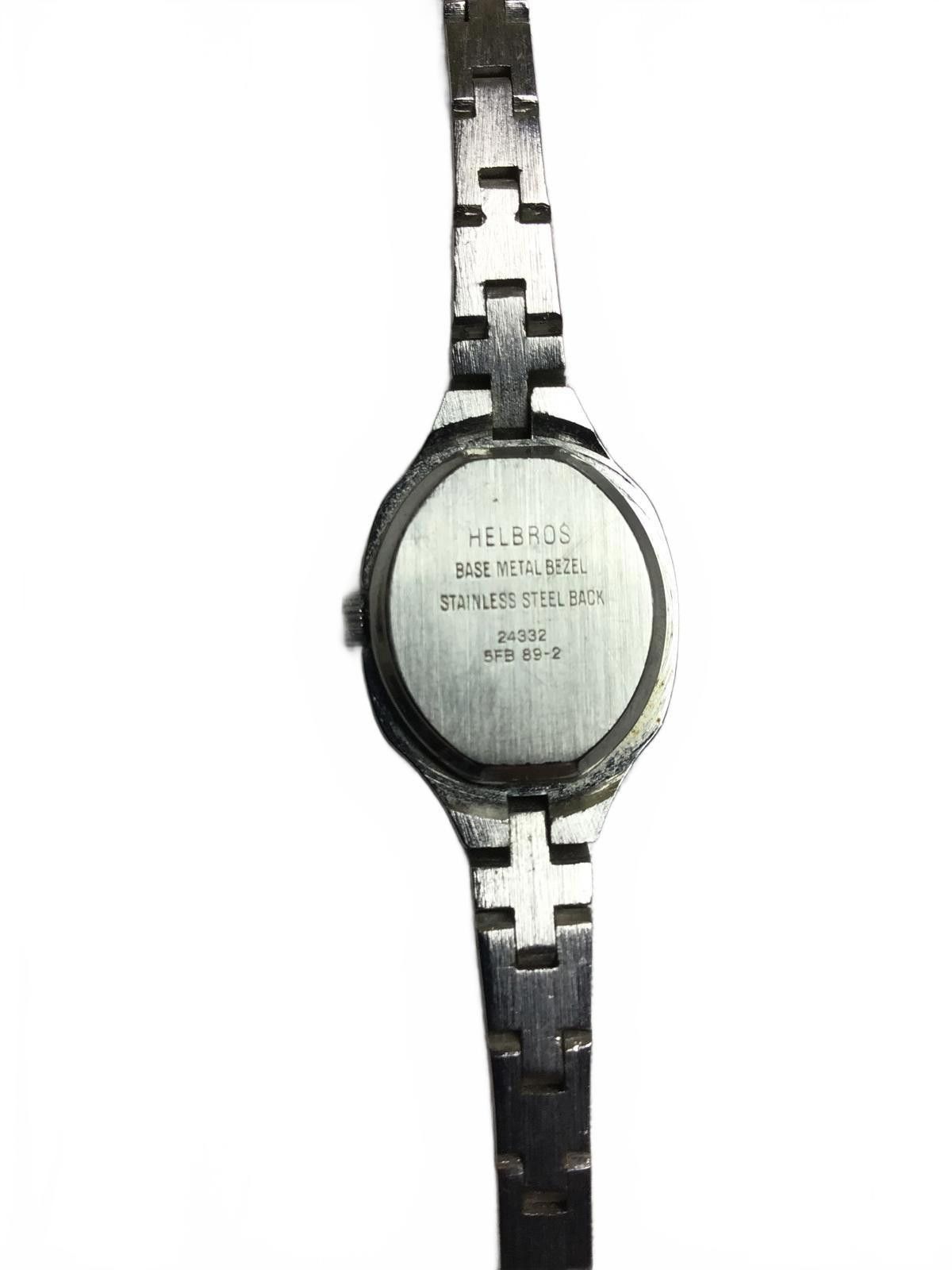 Other Helbros Vintage Quartz Silver Tone Women's Wristwatch Size ONE SIZE - 5 Thumbnail