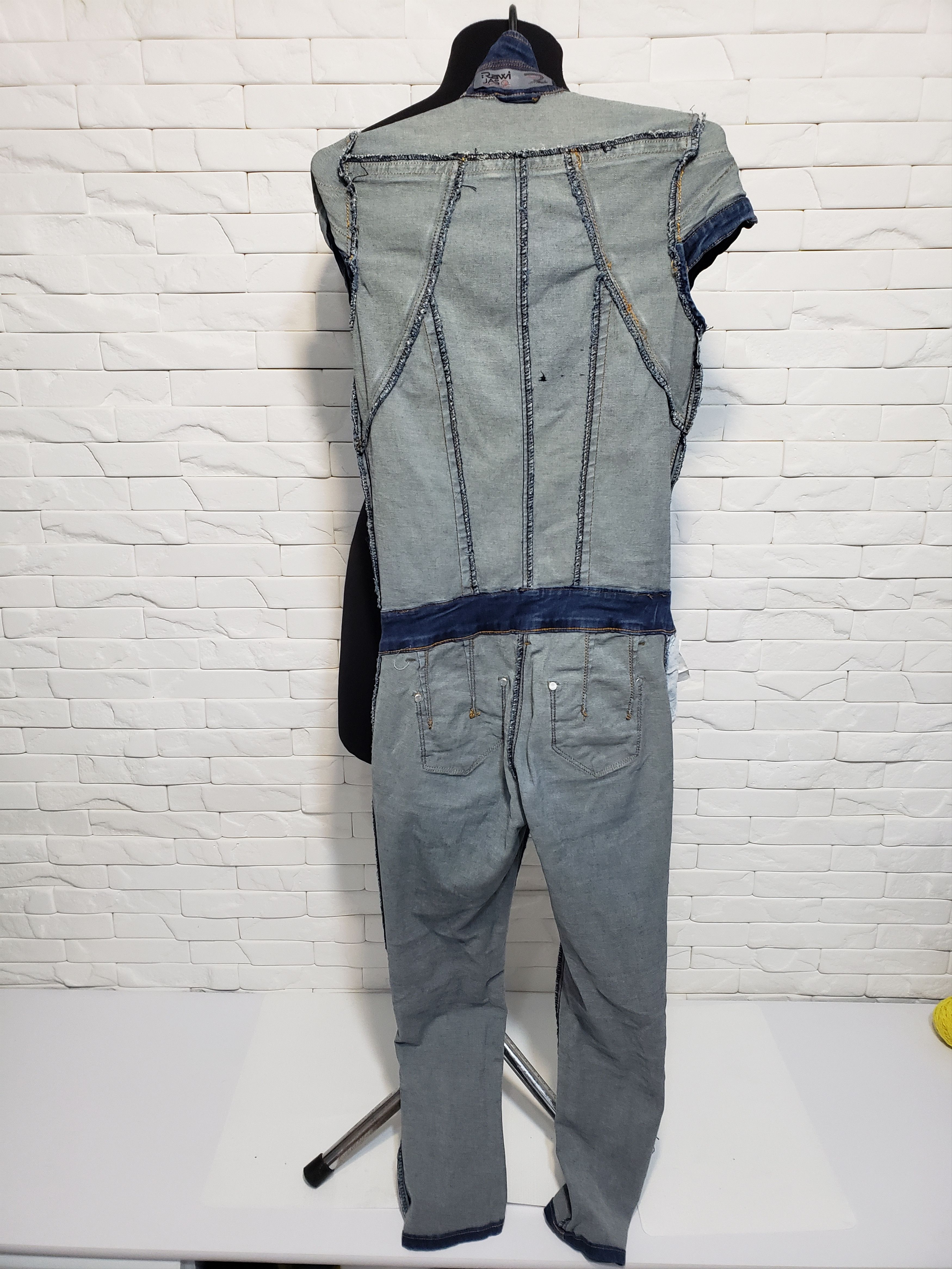Denim & Co. Women's blue jumpsuit made of wonderful denim. Size 34" / US 12 / IT 48 - 9 Thumbnail